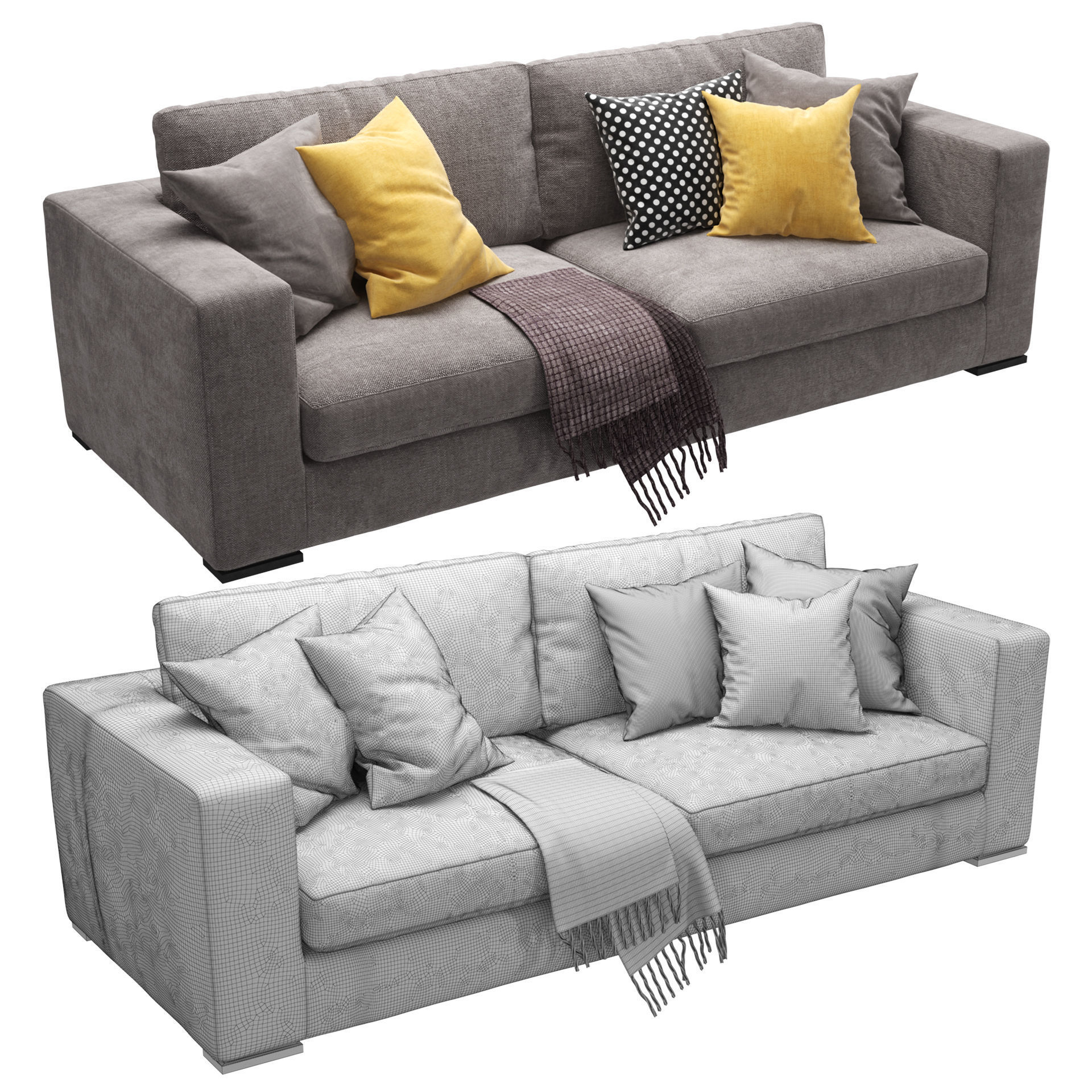 Jesse - Alfred Sofa 3D model_2
