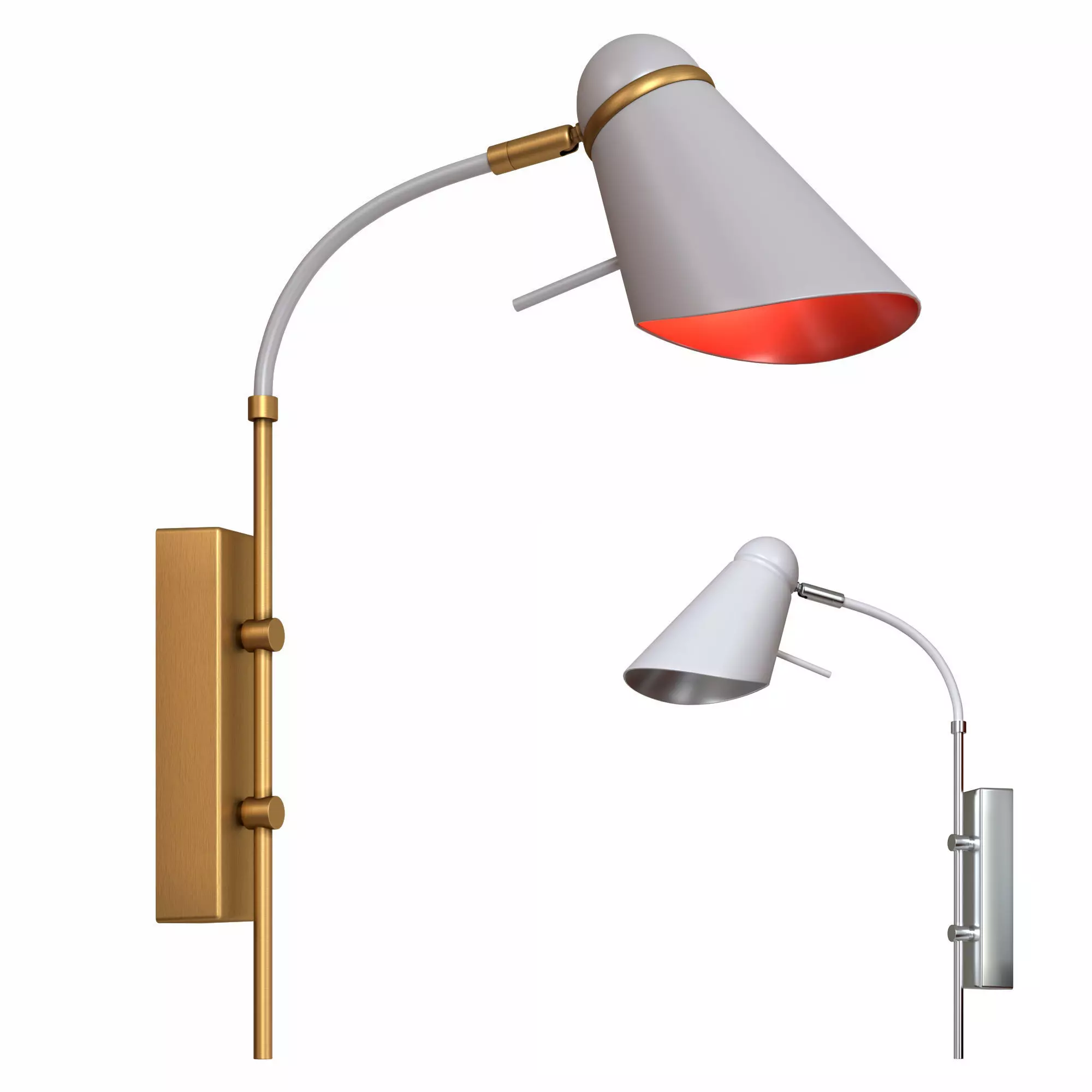 Wall lamp Lovato 2666-1W and 2667-1W 3D model