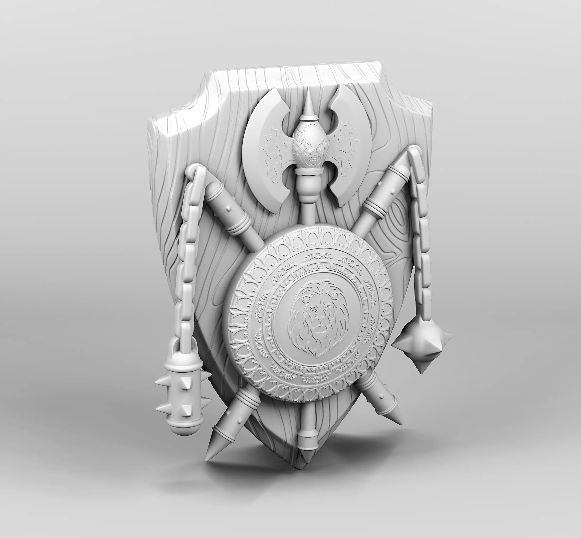 The medieval decor 3D print model_0