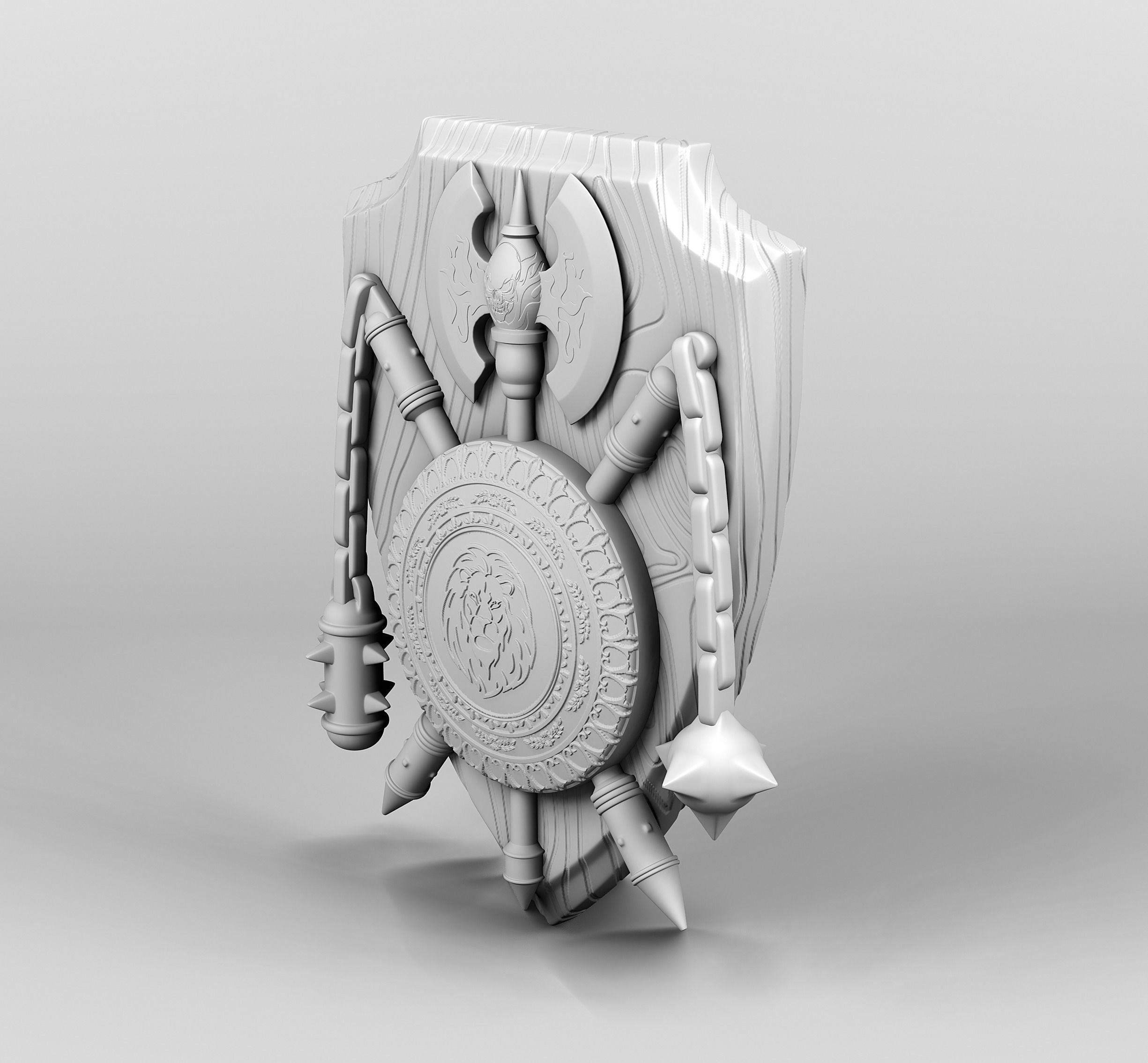 The medieval decor 3D print model_1