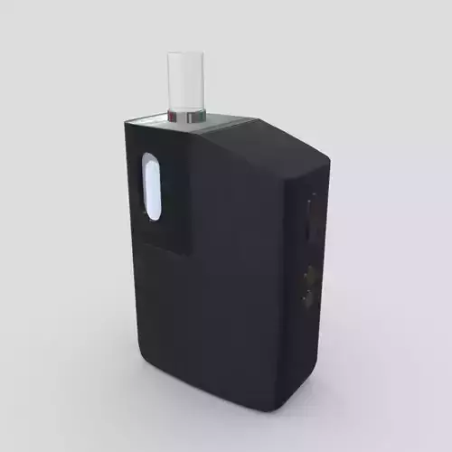 Vaporizer e-cig starter kit Low-poly 3D model