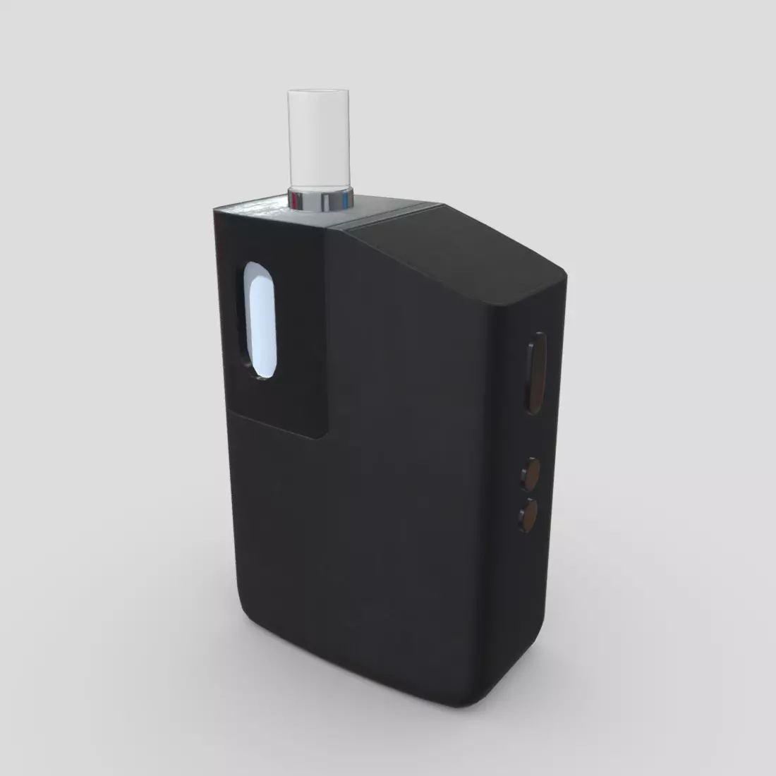 Vaporizer e-cig starter kit Low-poly 3D model_0
