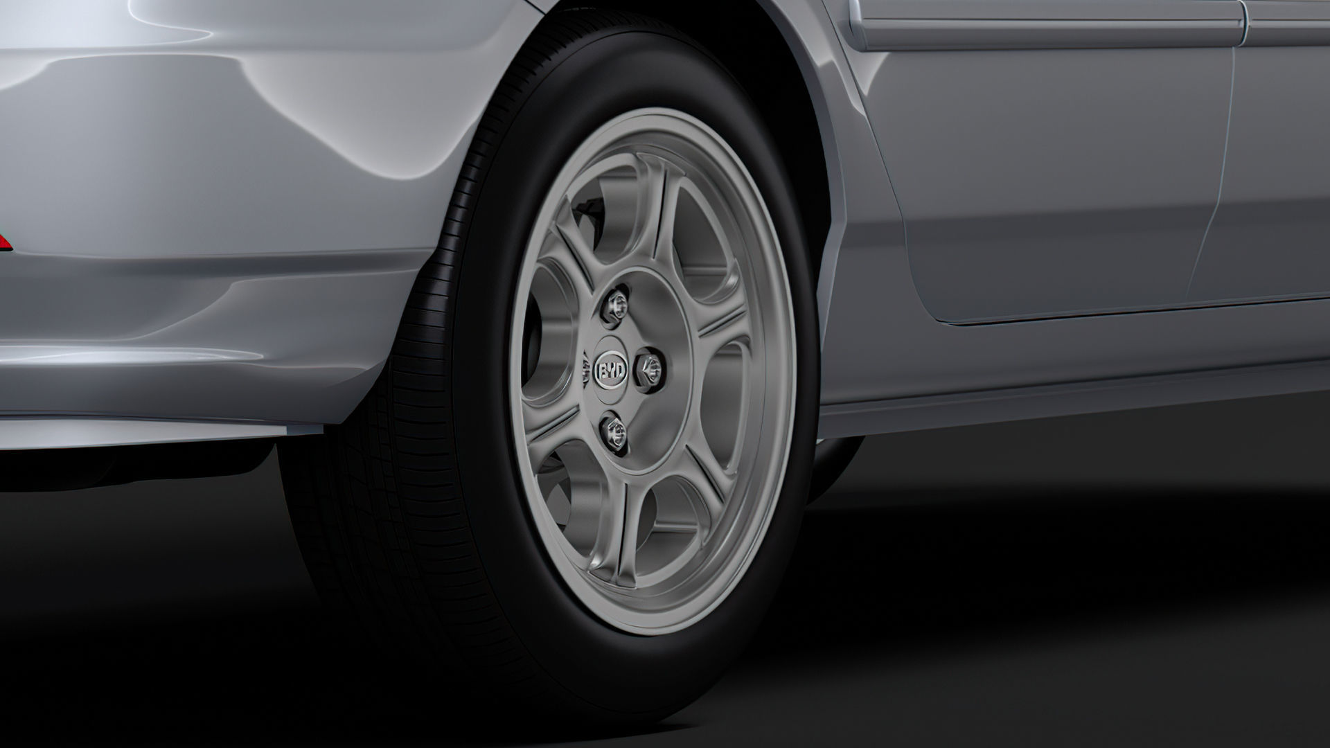 BYD F3 2016 wheel 3D model_2