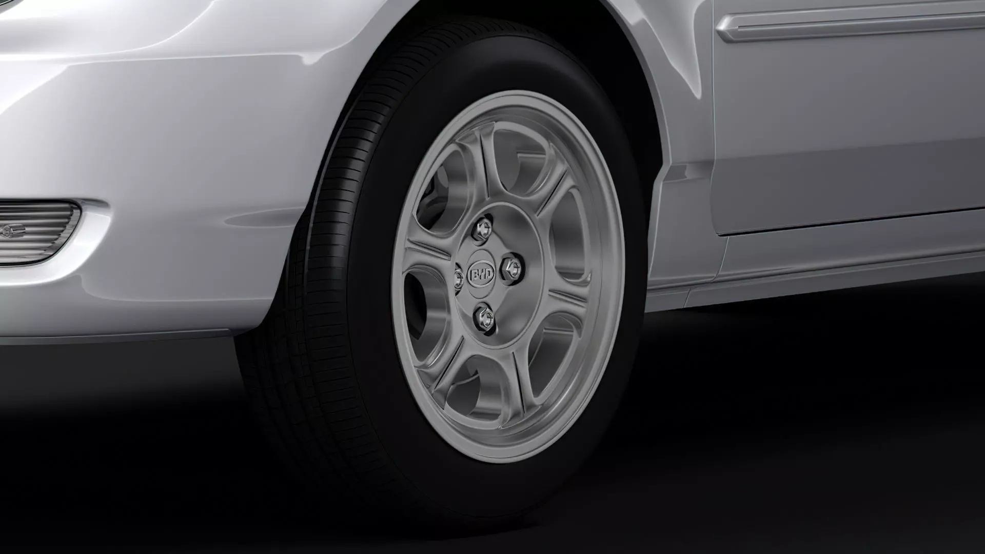 BYD F3 2016 wheel 3D model_0