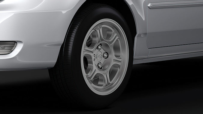 BYD F3 2016 wheel 3D model