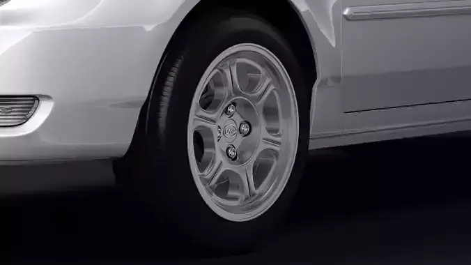 BYD F3 2016 wheel 3D model