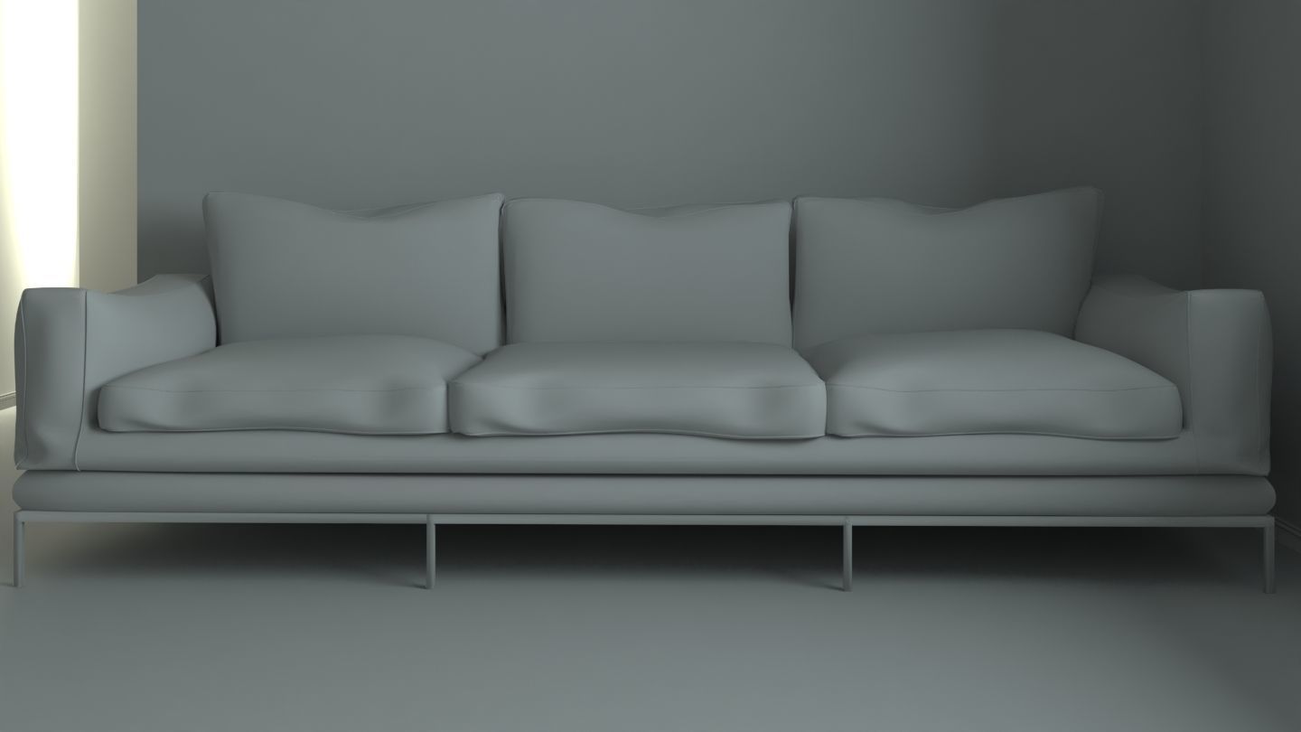 Modern Sofa 3D Model 3D model_4