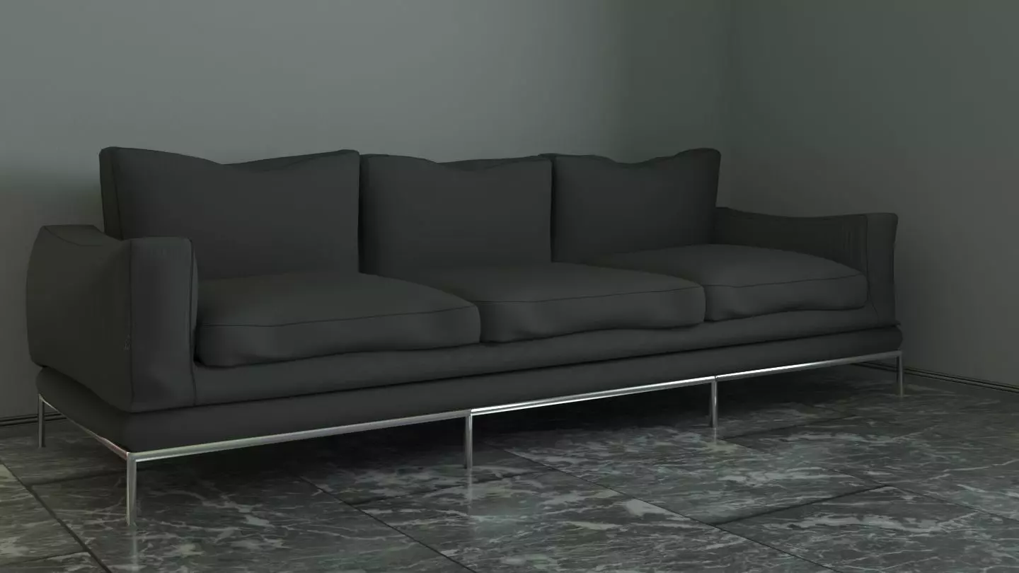 Modern Sofa 3D Model 3D model_0