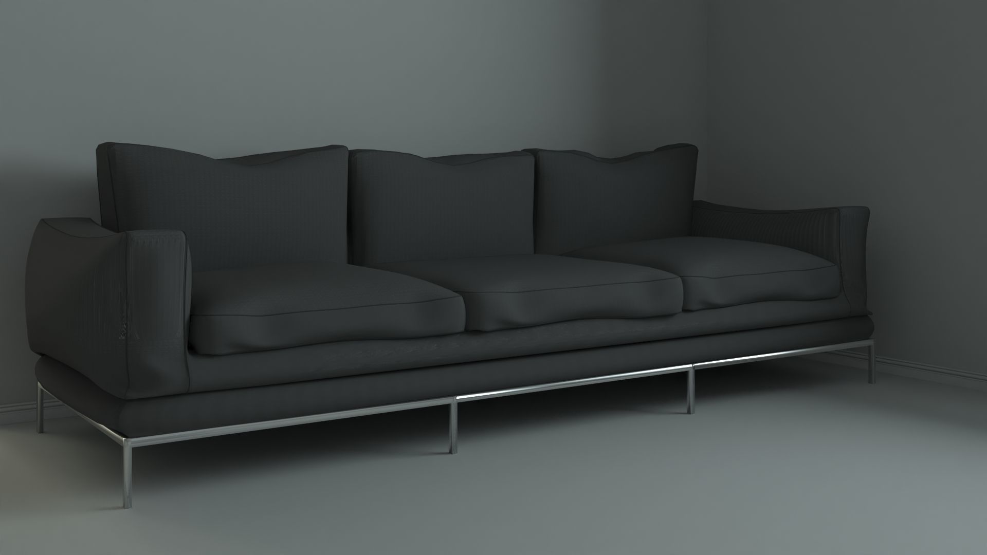 Modern Sofa 3D Model 3D model_2