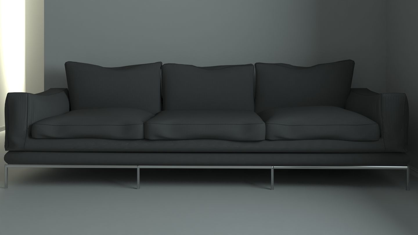 Modern Sofa 3D Model 3D model_5