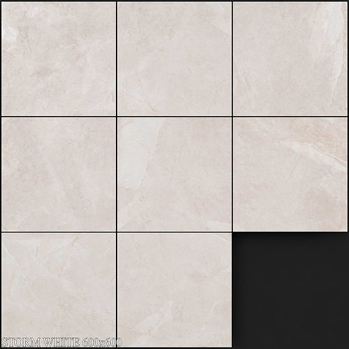 Ariana Ceramica Storm White 600x600 3D model