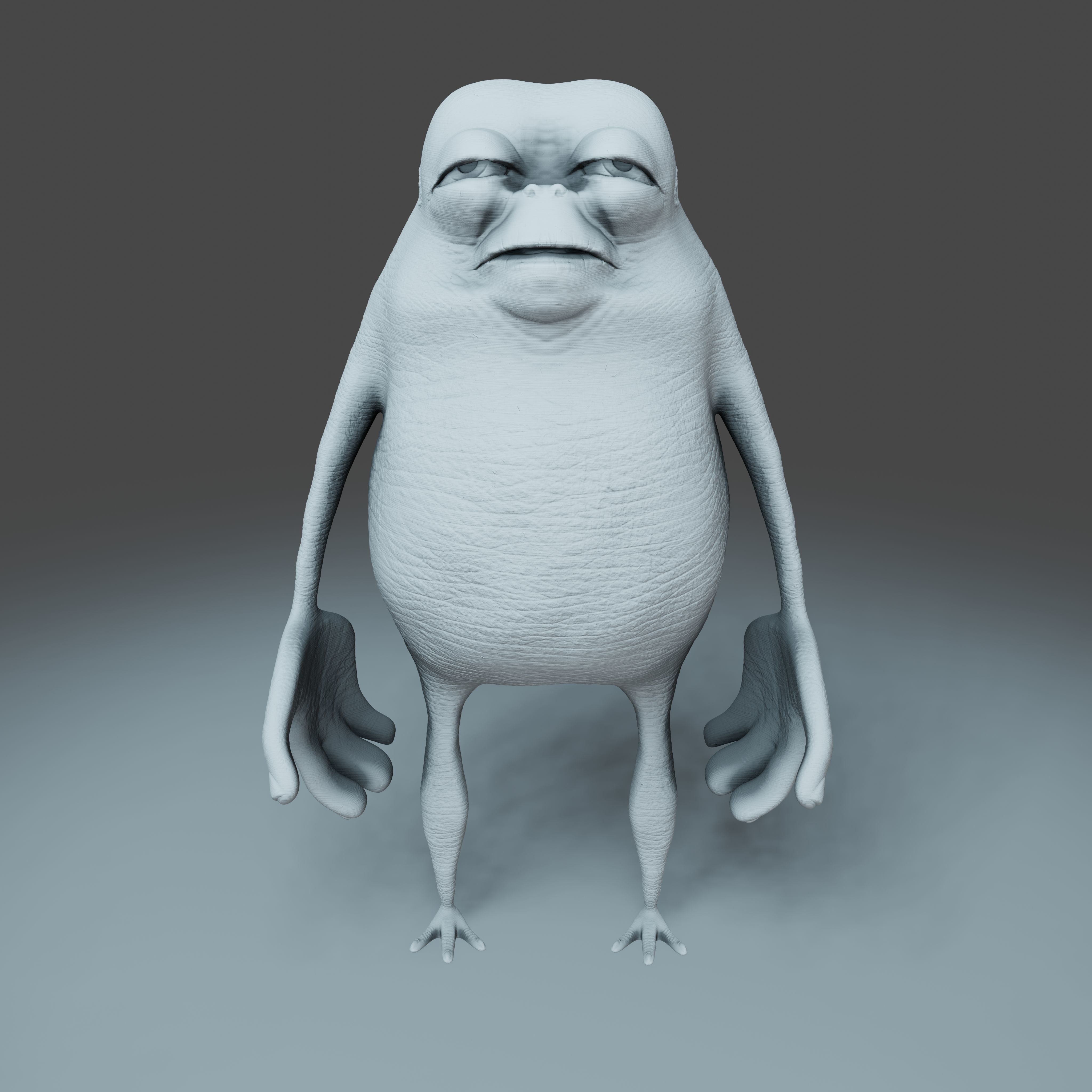 Monster - 3D Print Model frog 3D print model_27
