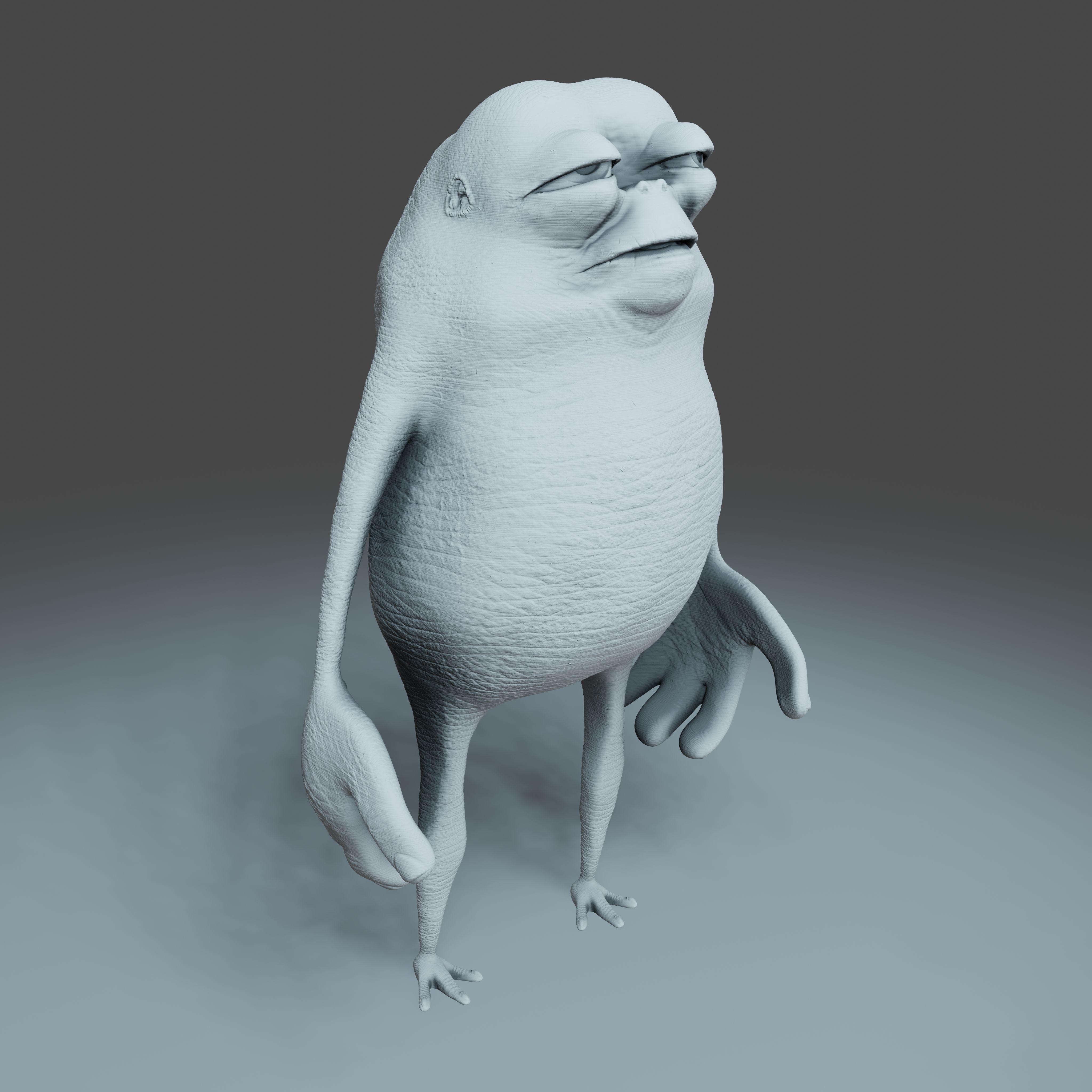 Monster - 3D Print Model frog 3D print model_20