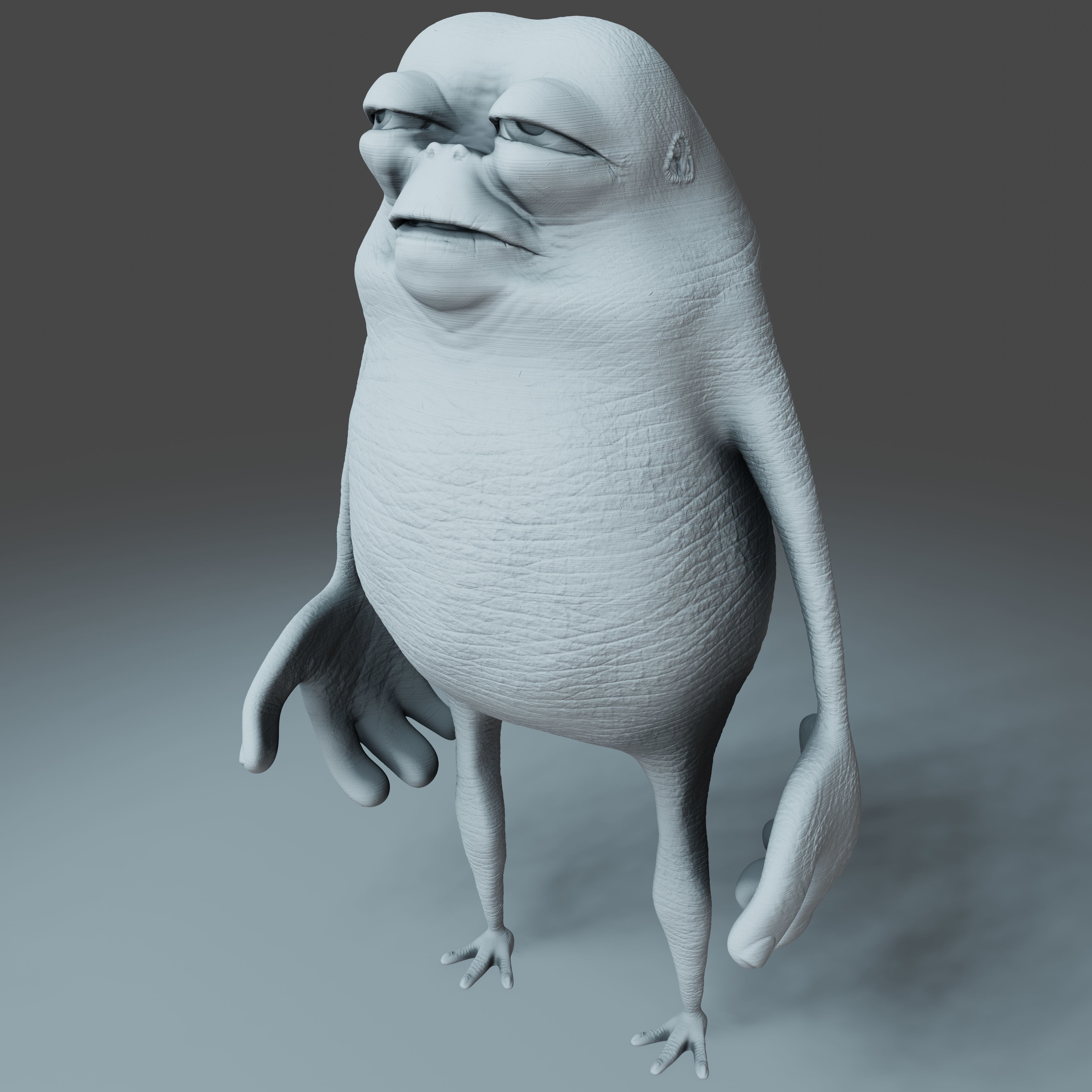 Monster - 3D Print Model frog 3D print model_2
