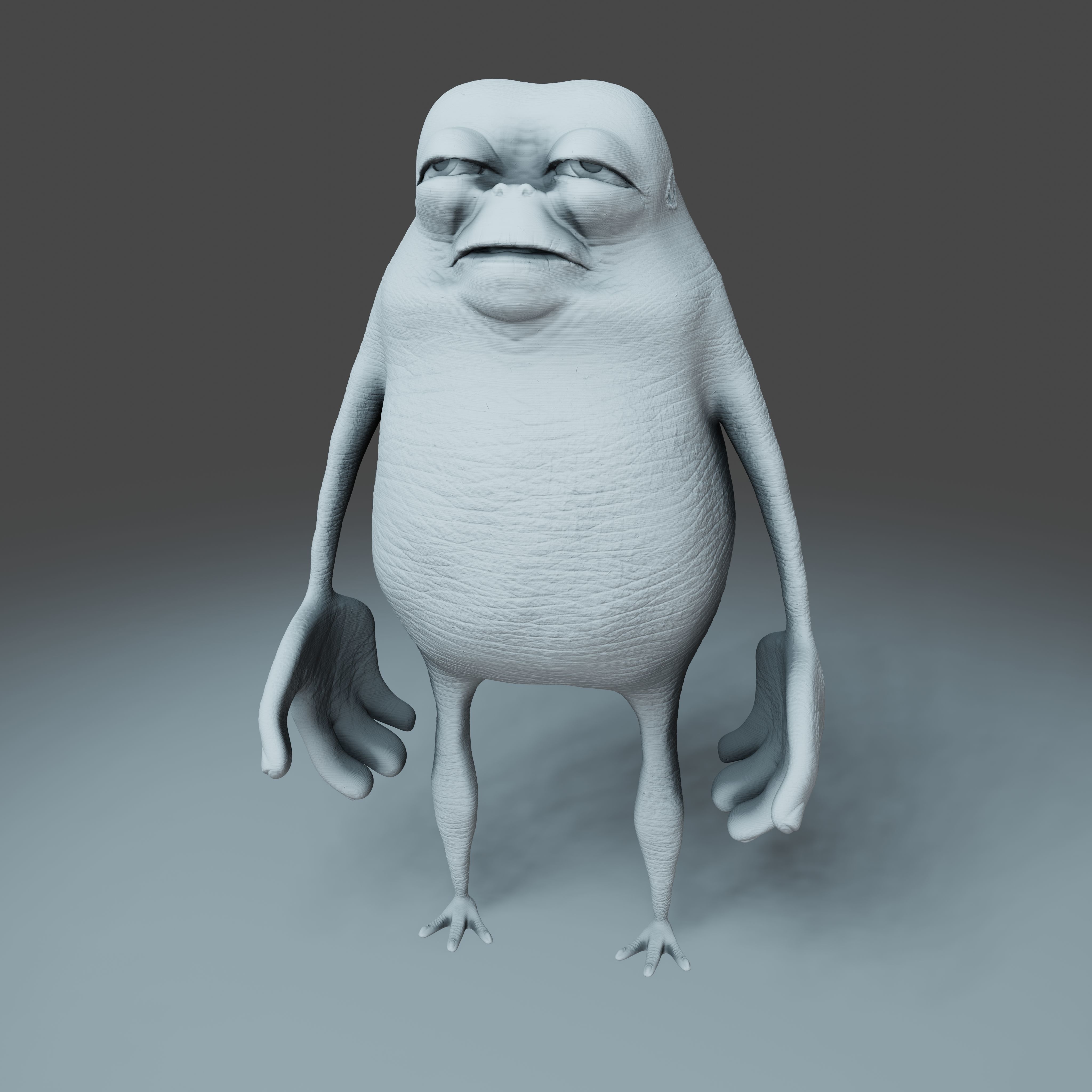 Monster - 3D Print Model frog 3D print model_18