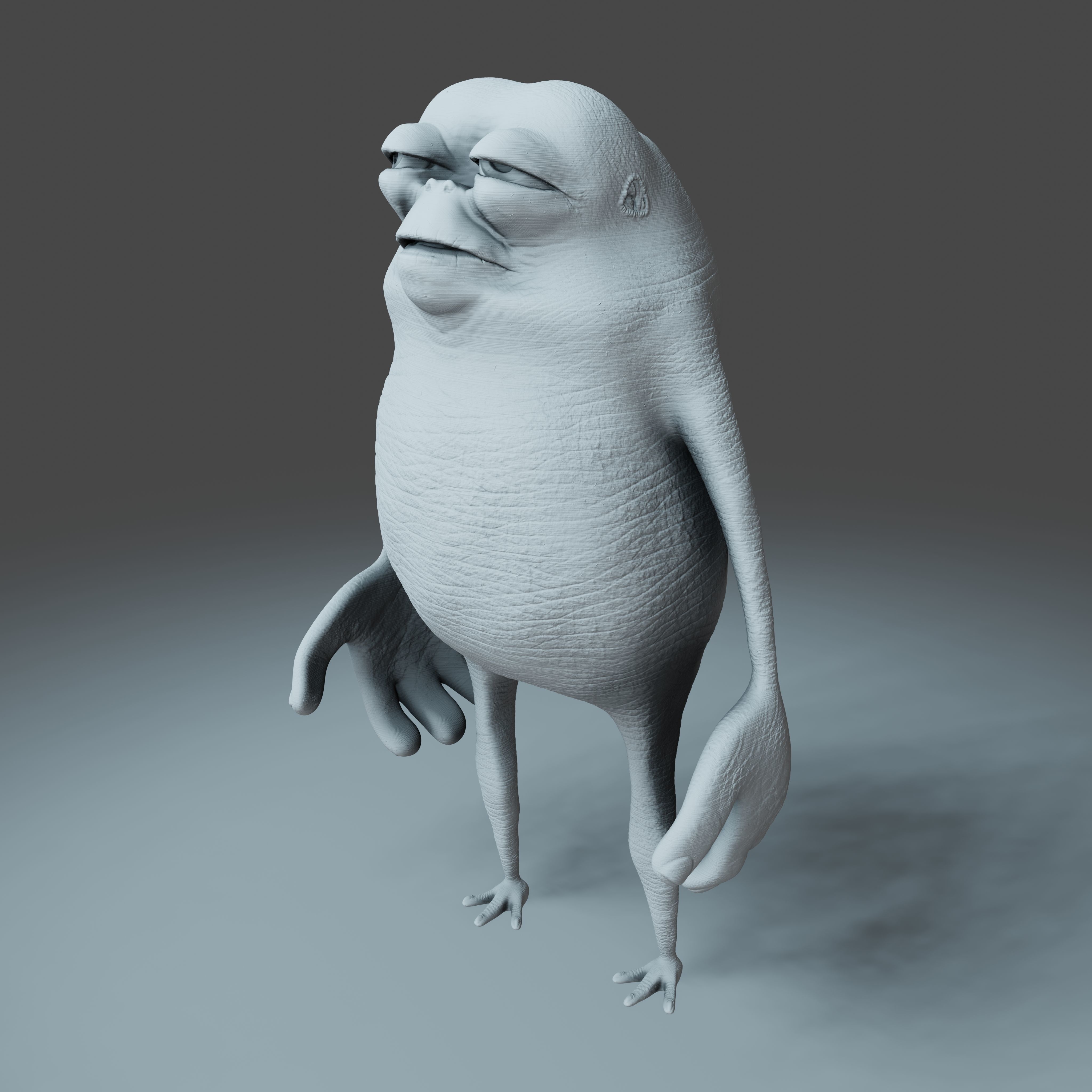 Monster - 3D Print Model frog 3D print model_28