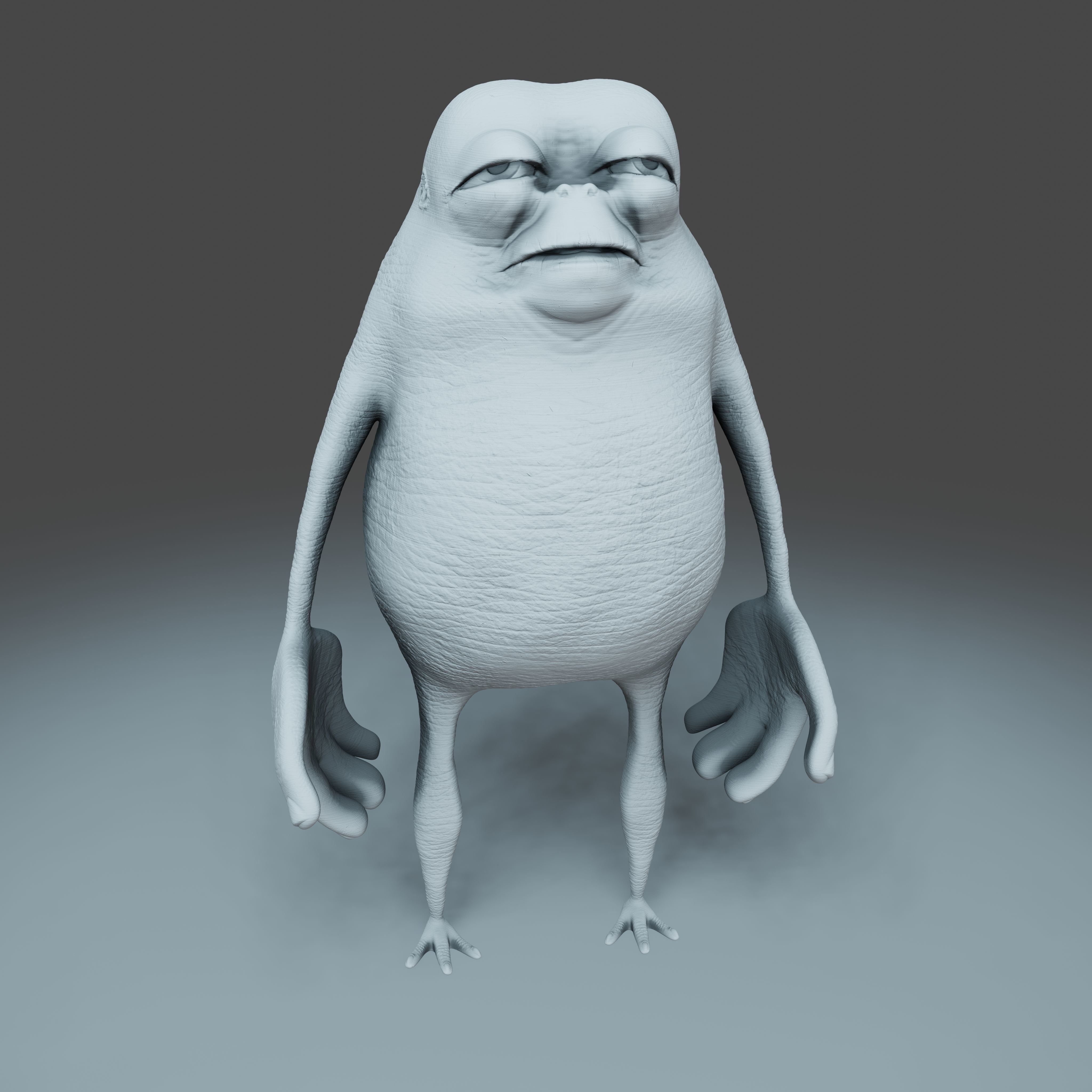 Monster - 3D Print Model frog 3D print model_25
