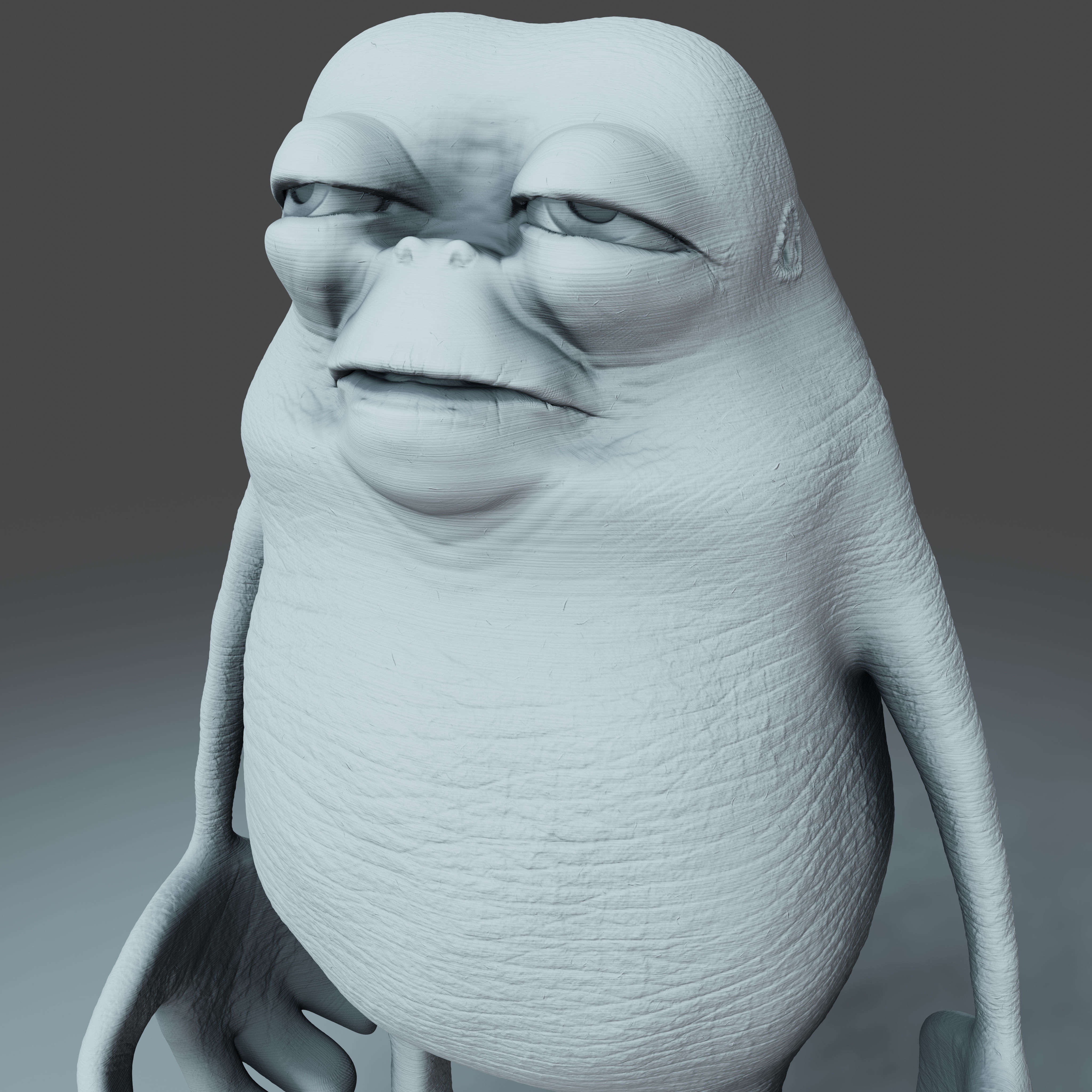 Monster - 3D Print Model frog 3D print model_3