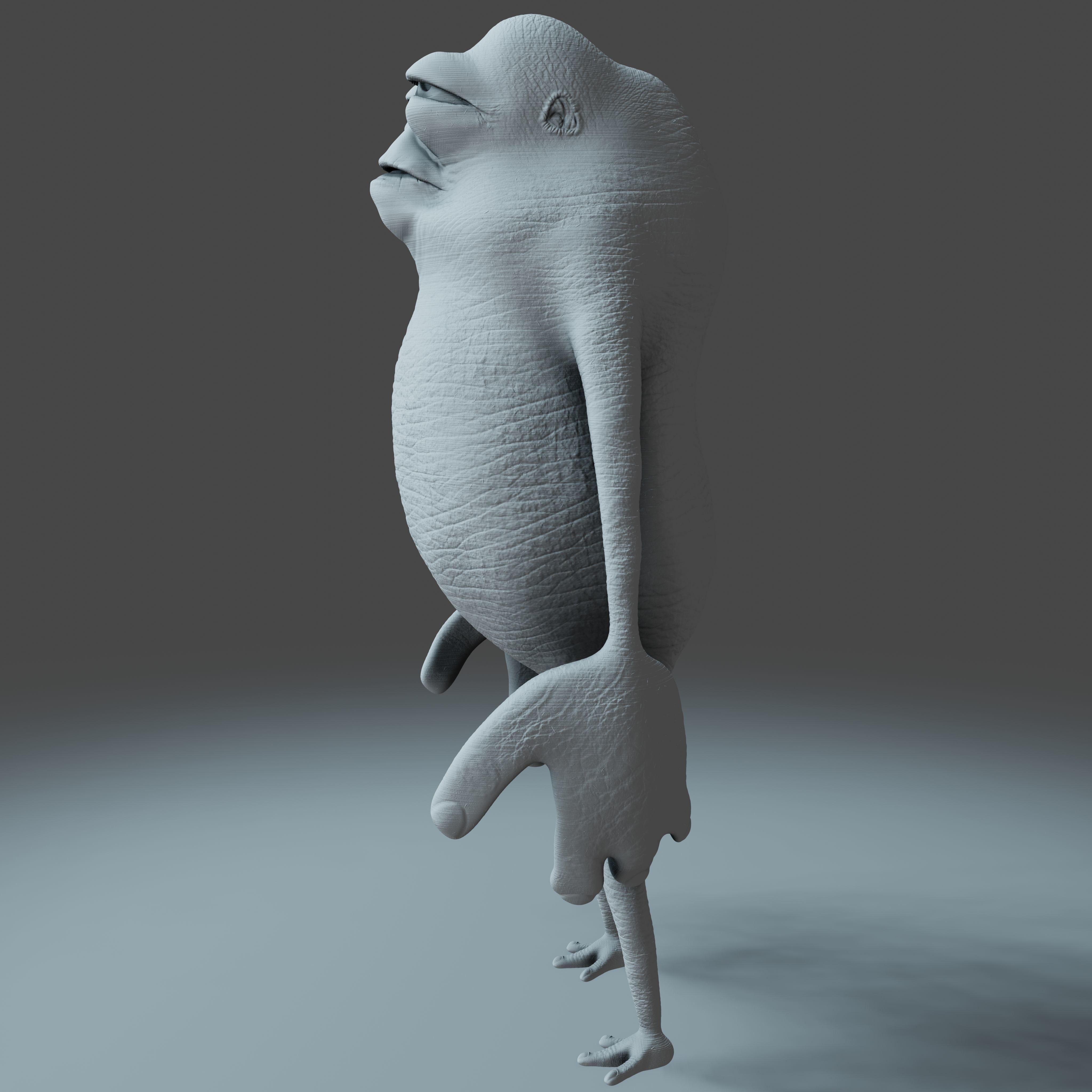 Monster - 3D Print Model frog 3D print model_7