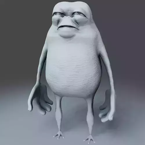 Monster - 3D Print Model frog