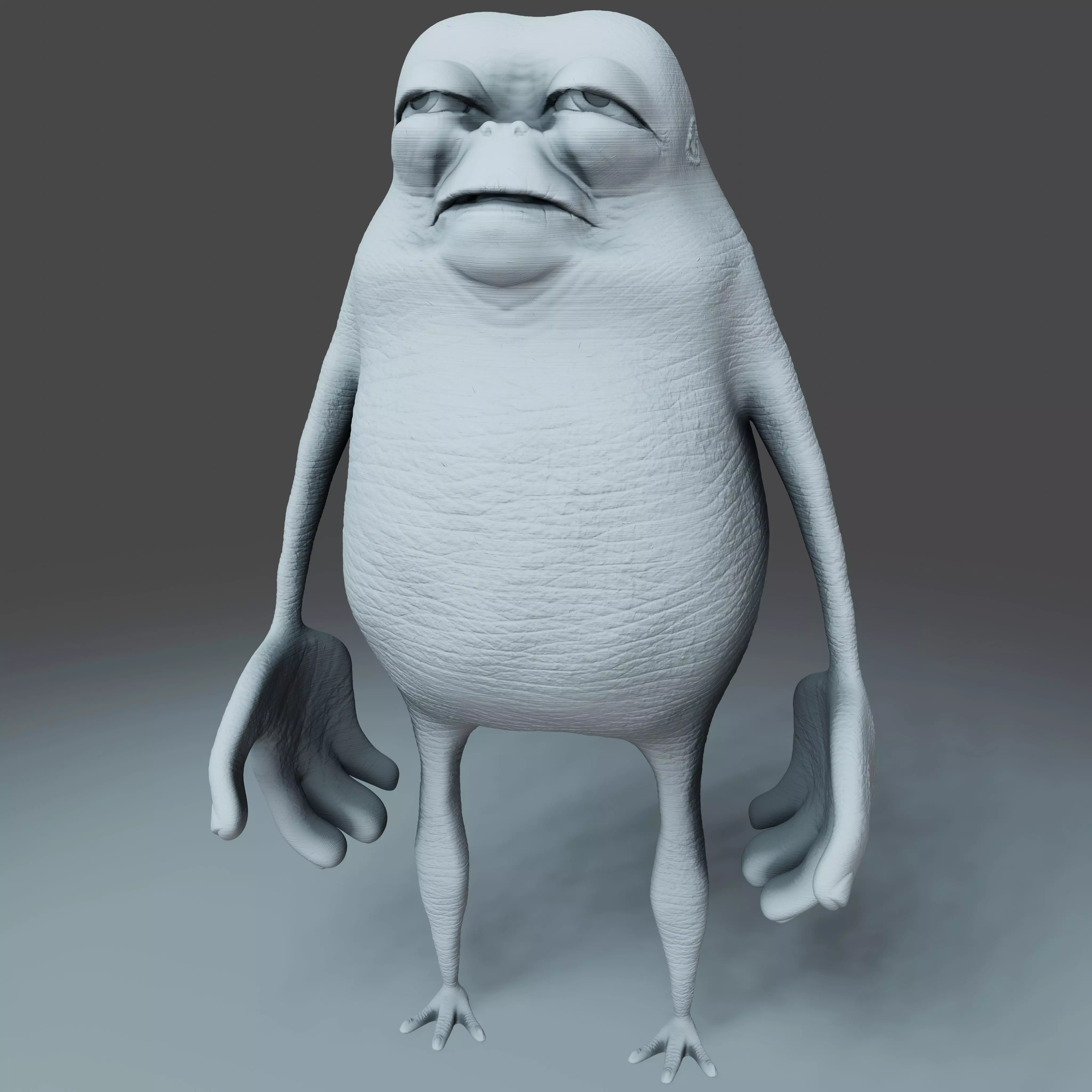 Monster - 3D Print Model frog 3D print model_0