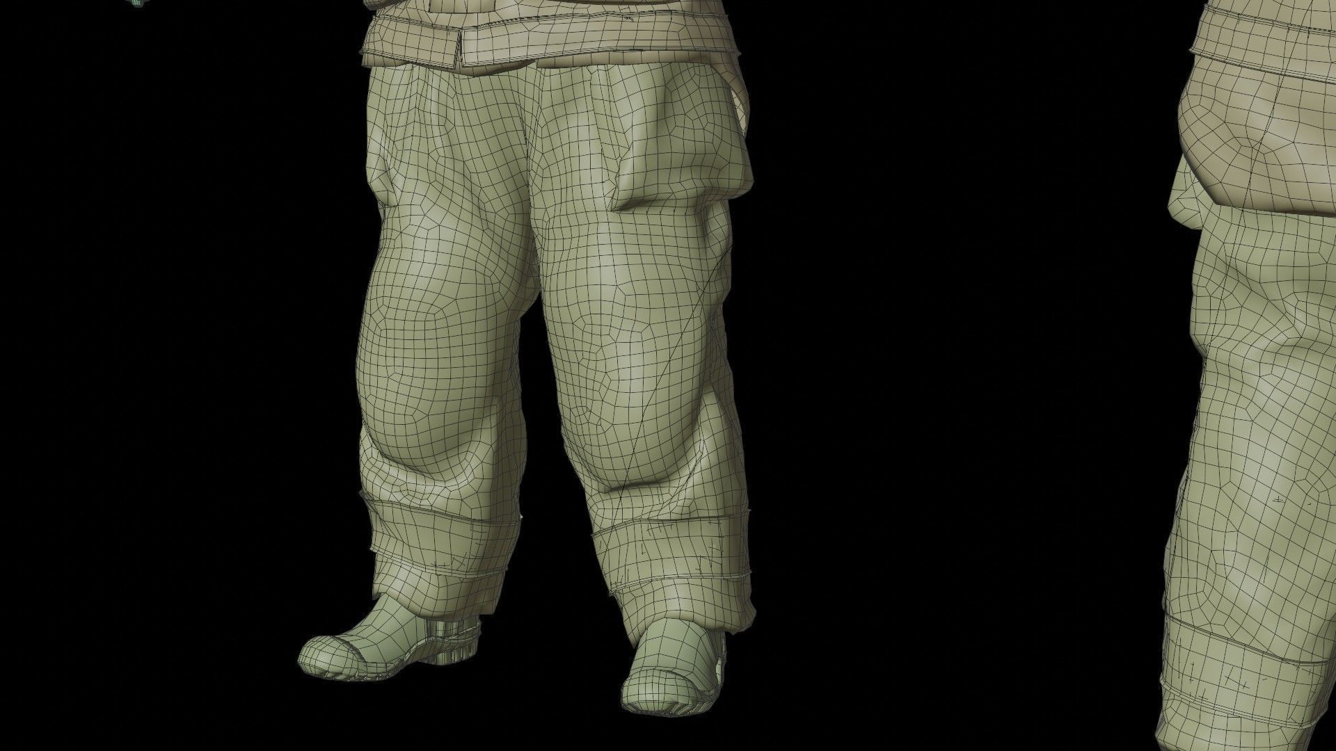 FIREFIGHTER Modern USA RIGGED 3D model_20