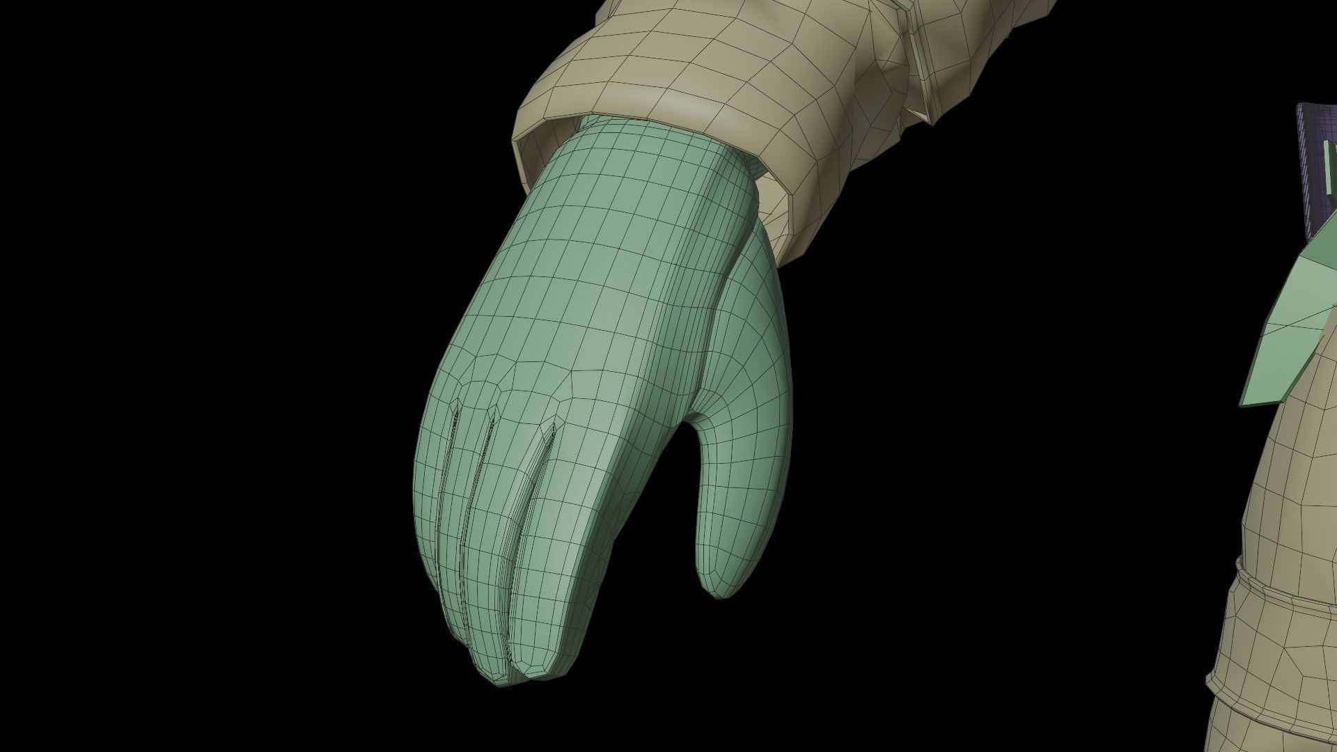 FIREFIGHTER Modern USA RIGGED 3D model_25