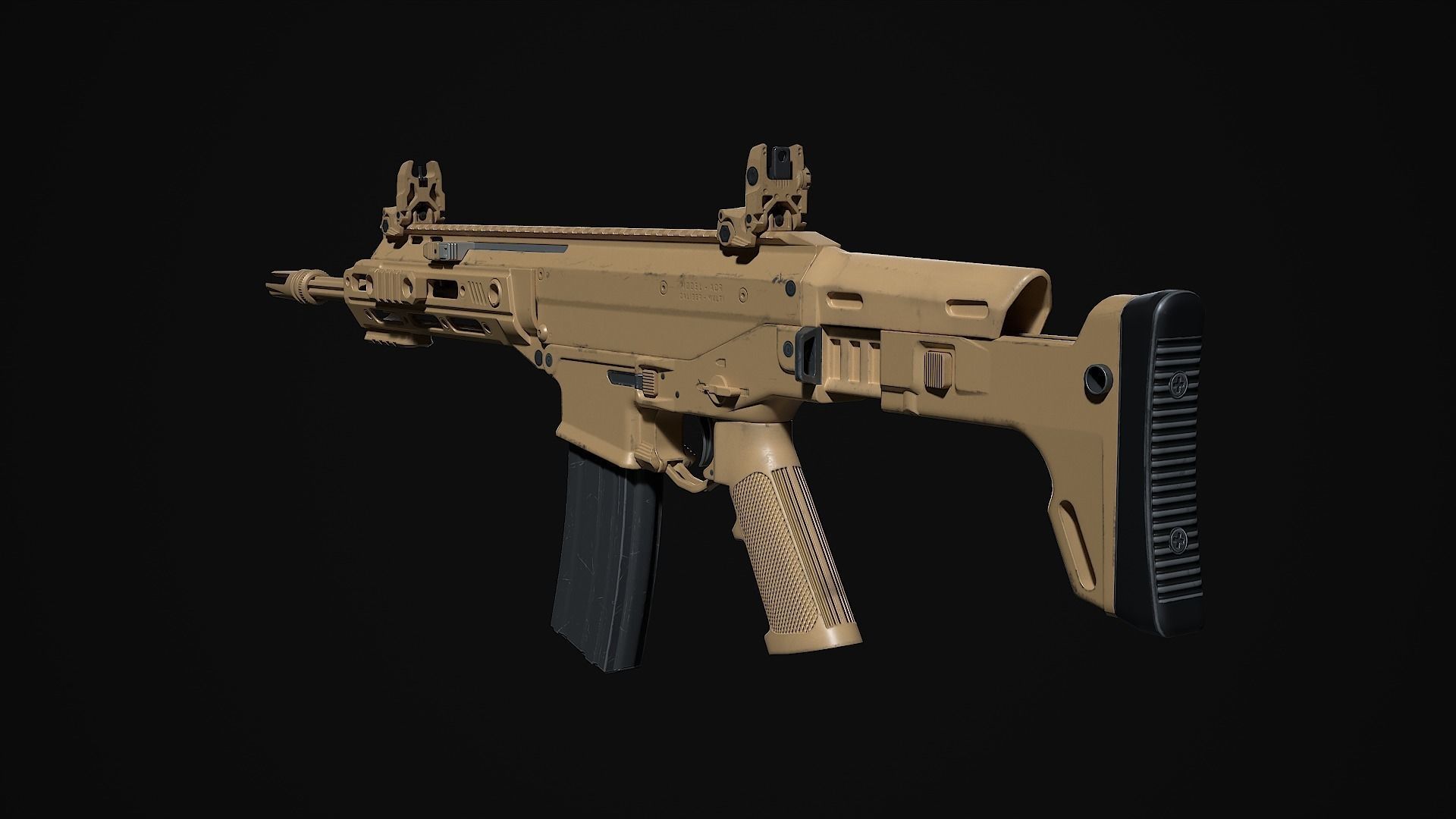 ACR V2 Low-poly 3D model_4