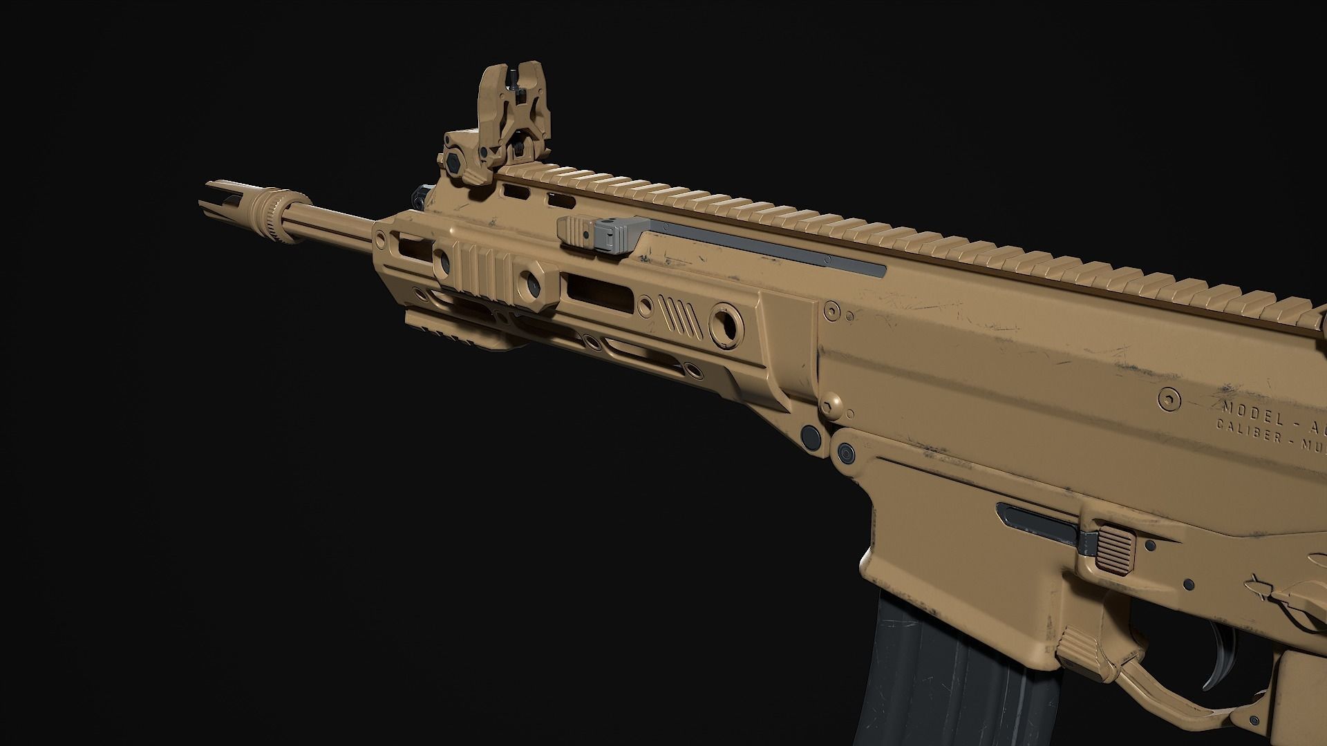 ACR V2 Low-poly 3D model_5