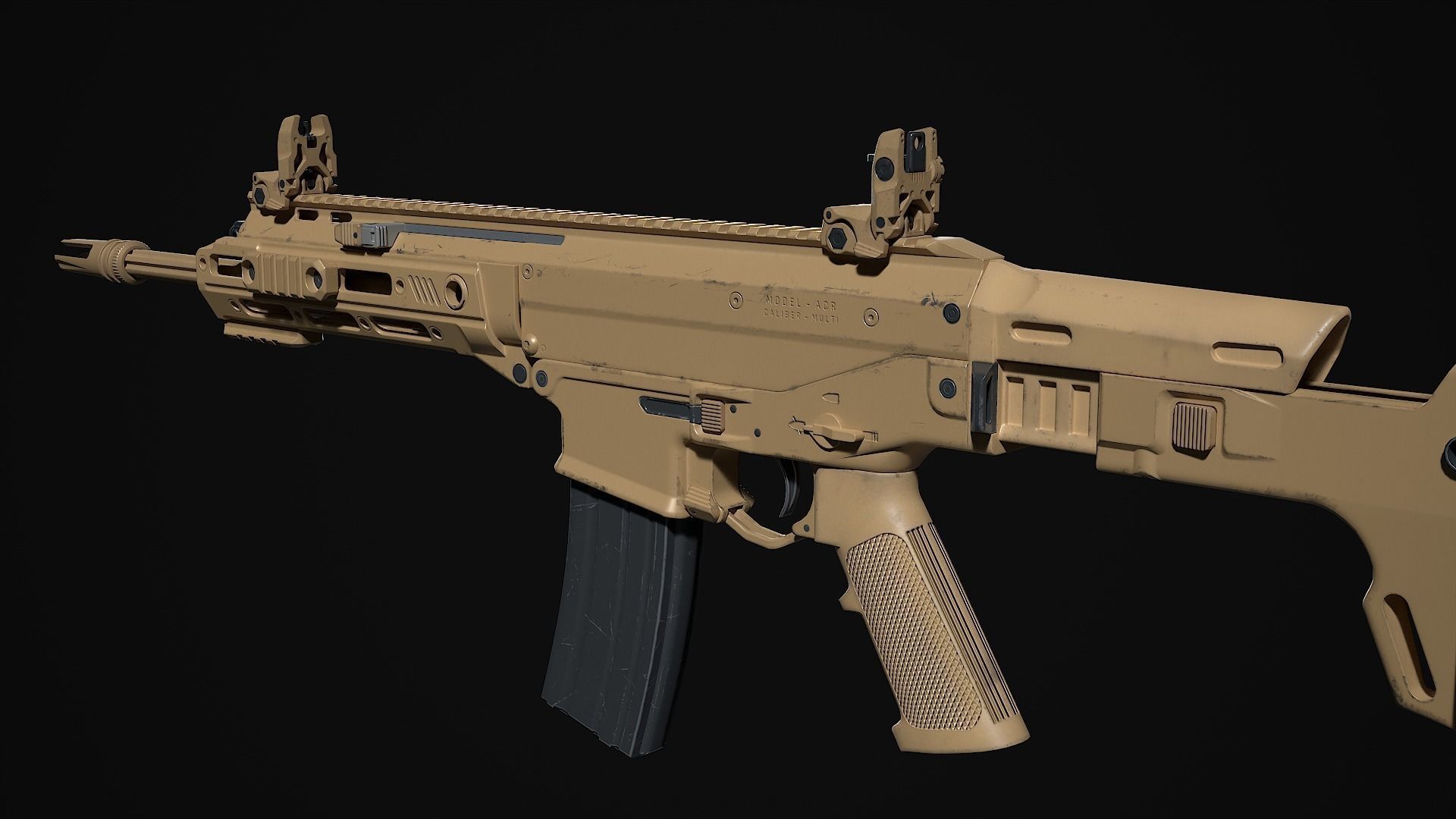 ACR V2 Low-poly 3D model_1