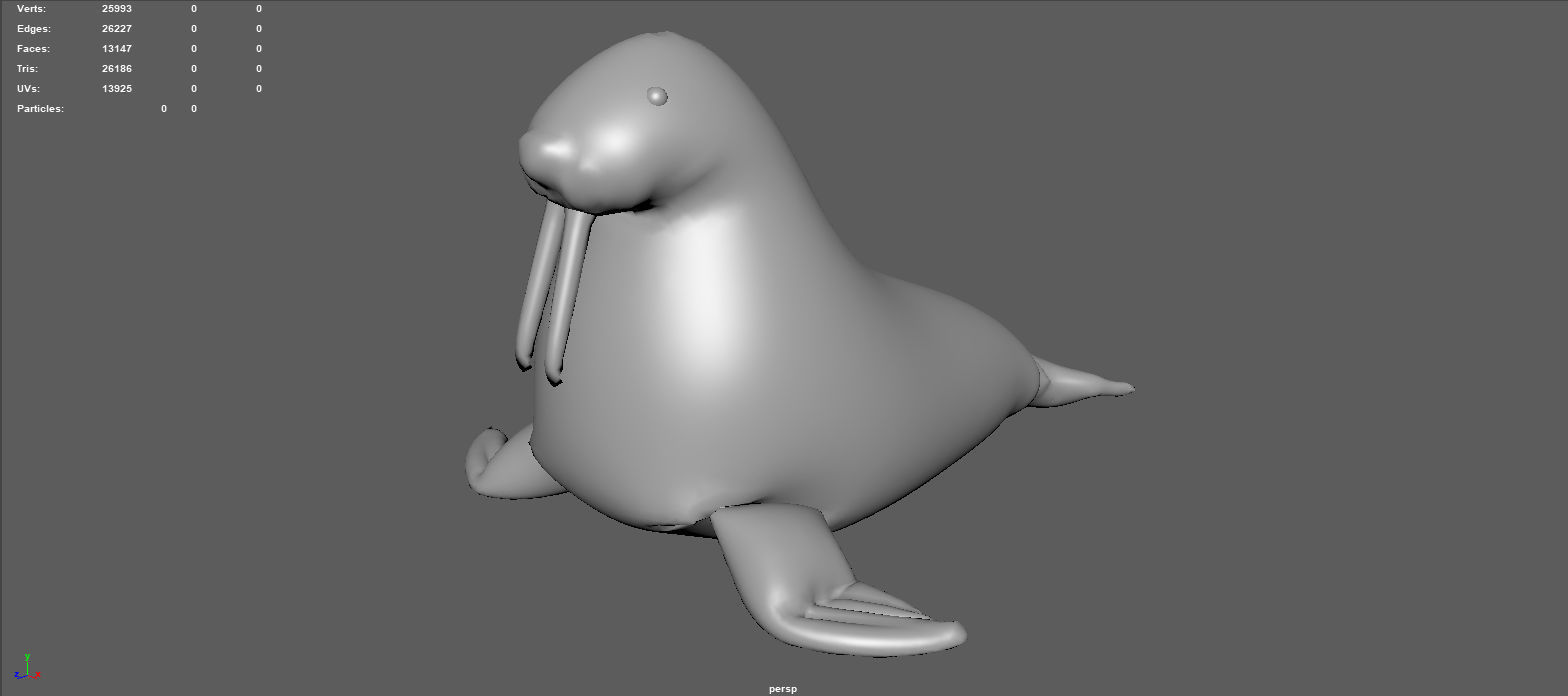 WALRUS TEDDY 3D model_5