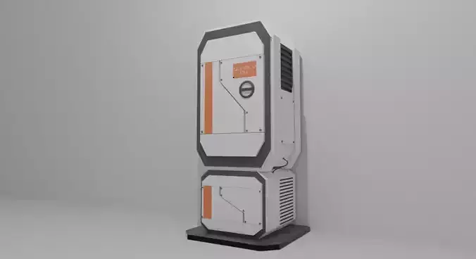 sci fi box Free 3D model