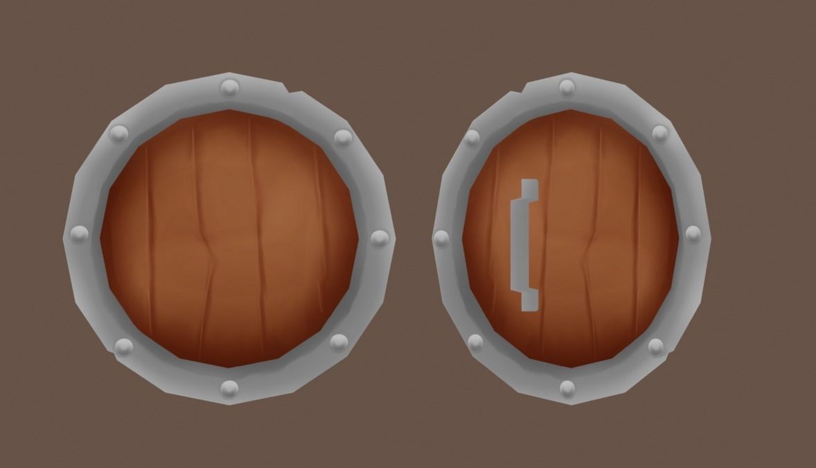 LowPoly RPG Weapons Pack Low-poly 3D model_6