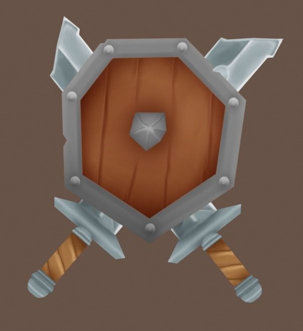 LowPoly RPG Weapons Pack Low-poly 3D model_2