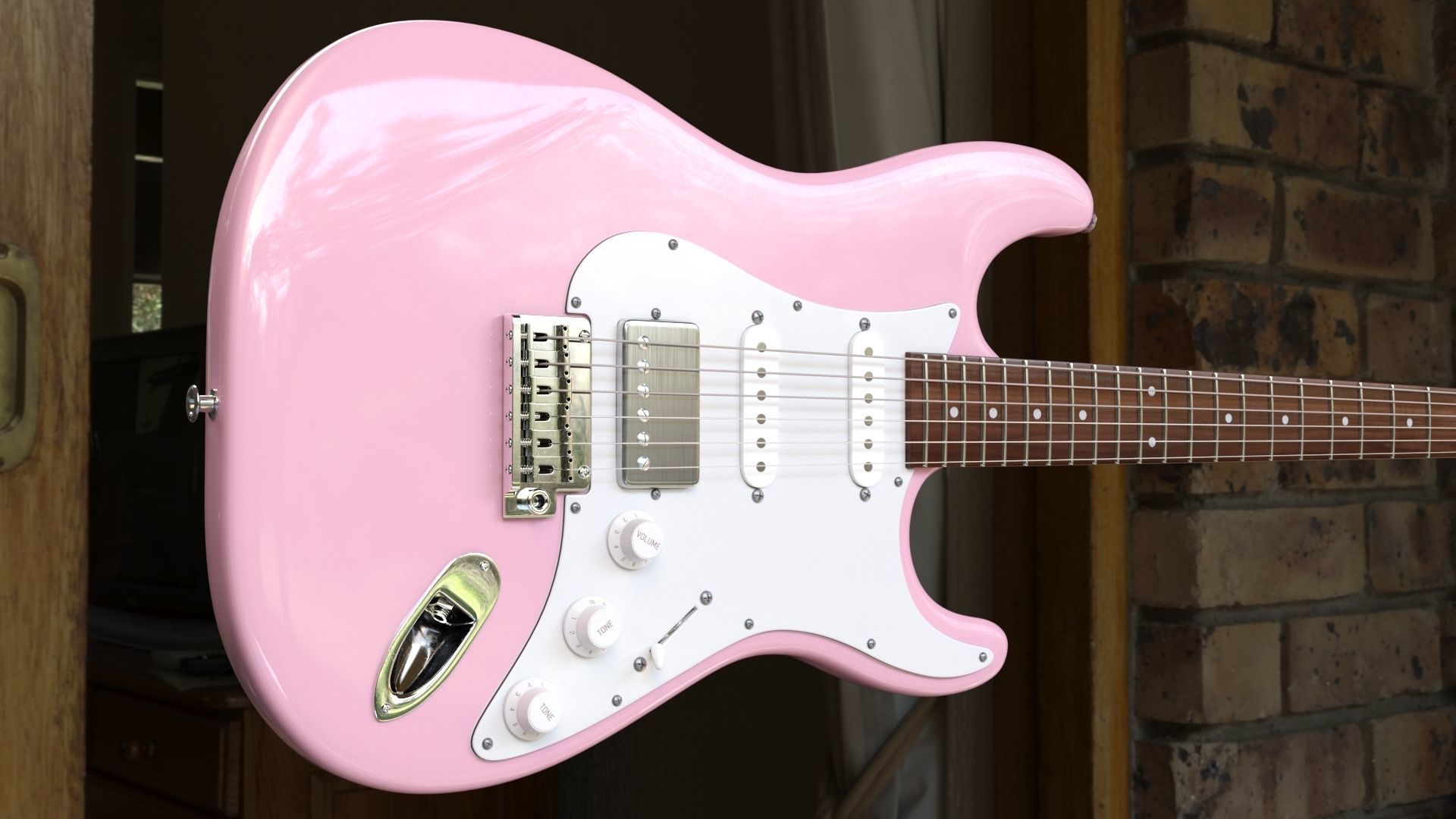 Guitar Suhr Classic Mateus Asato 3D model_13