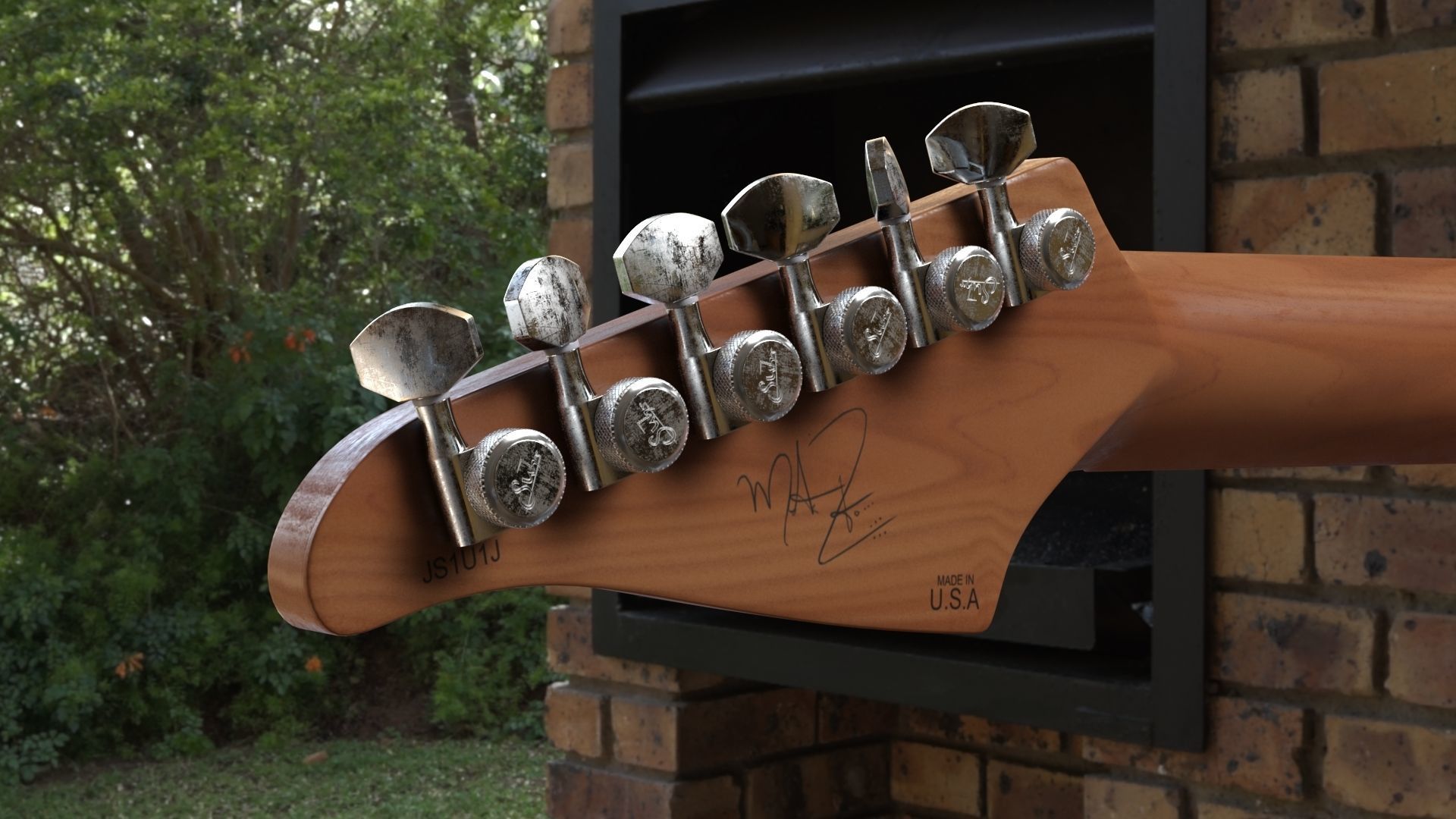 Guitar Suhr Classic Mateus Asato 3D model_20