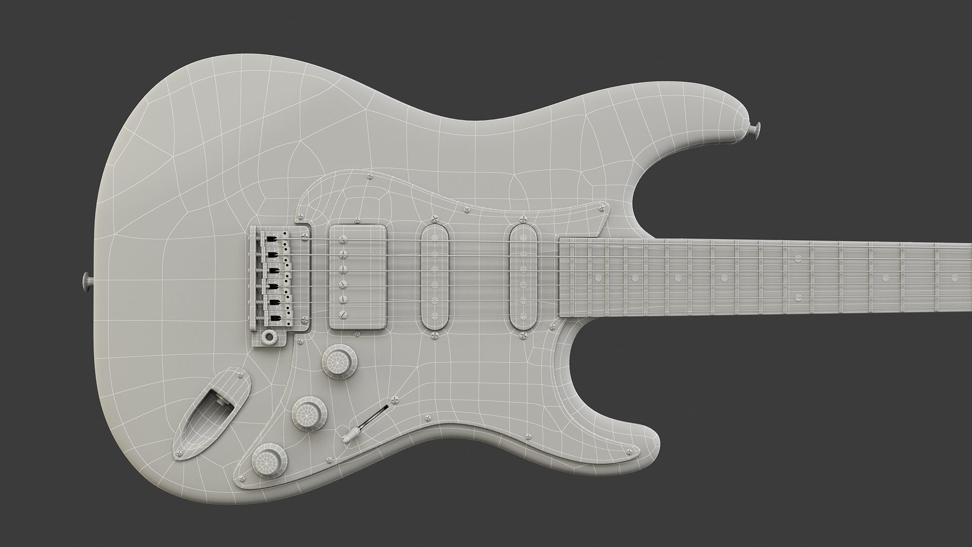 Guitar Suhr Classic Mateus Asato 3D model_23