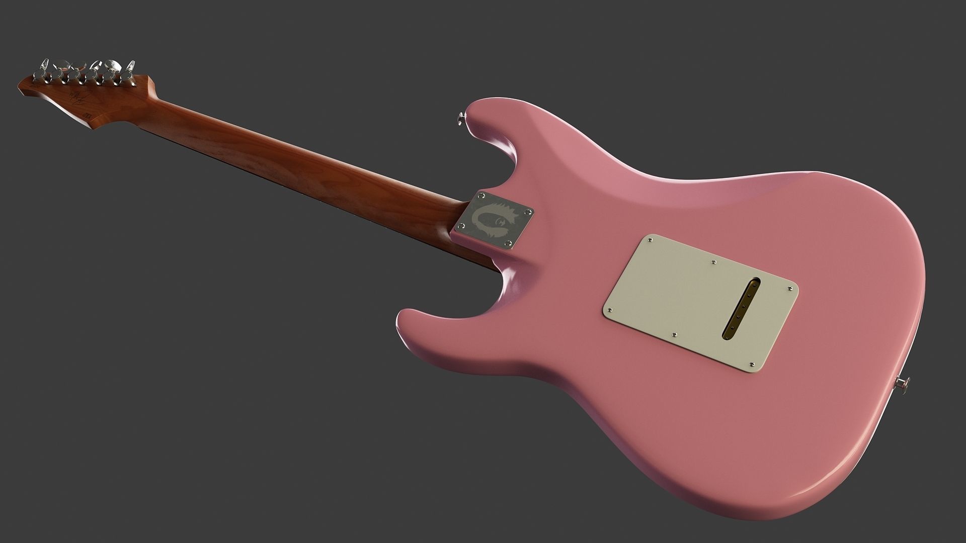 Guitar Suhr Classic Mateus Asato 3D model_7