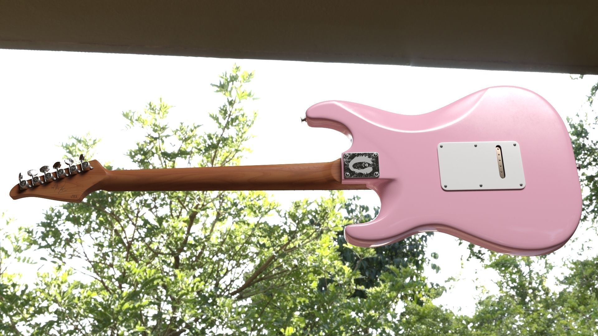 Guitar Suhr Classic Mateus Asato 3D model_17