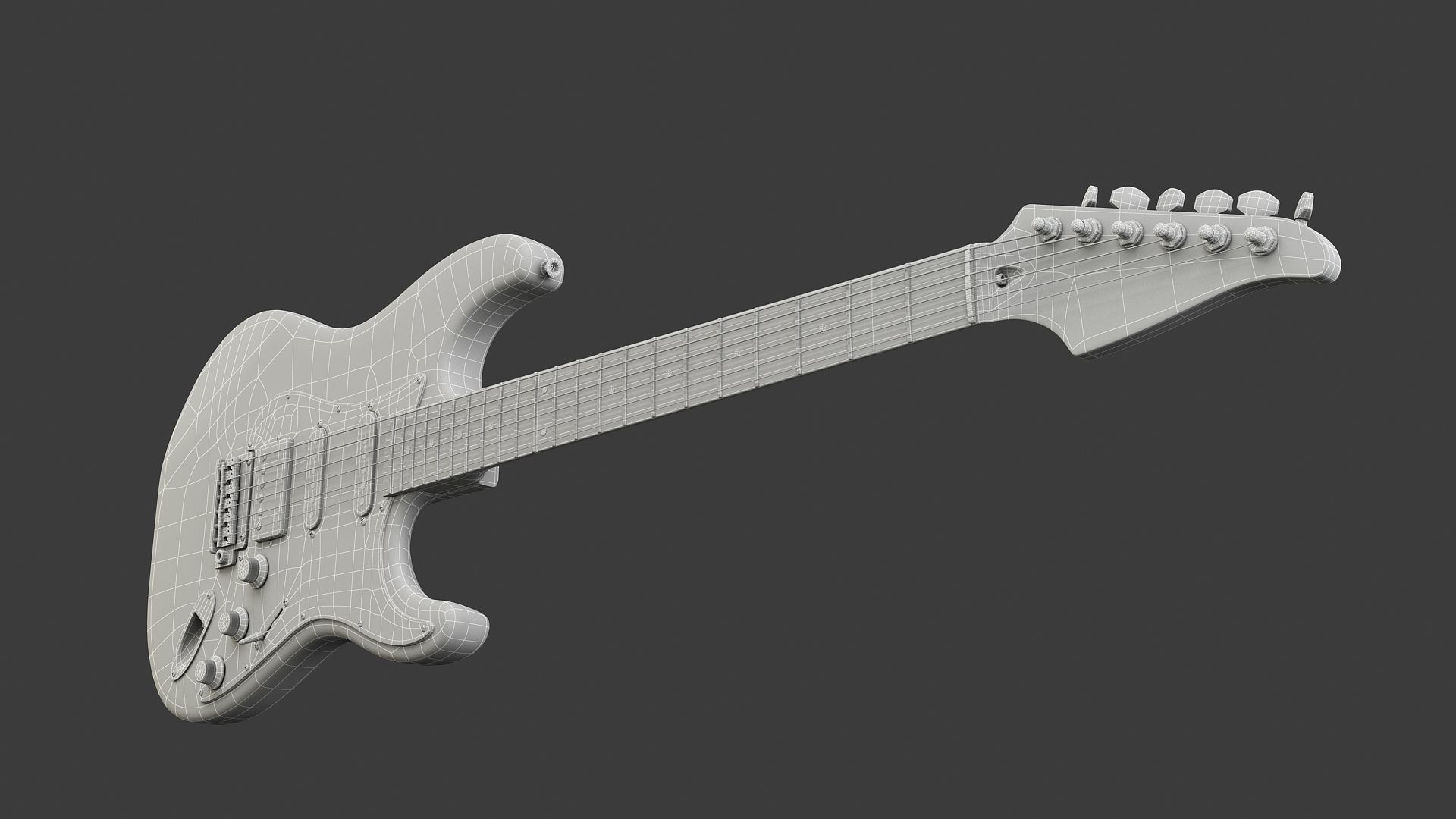 Guitar Suhr Classic Mateus Asato 3D model_22