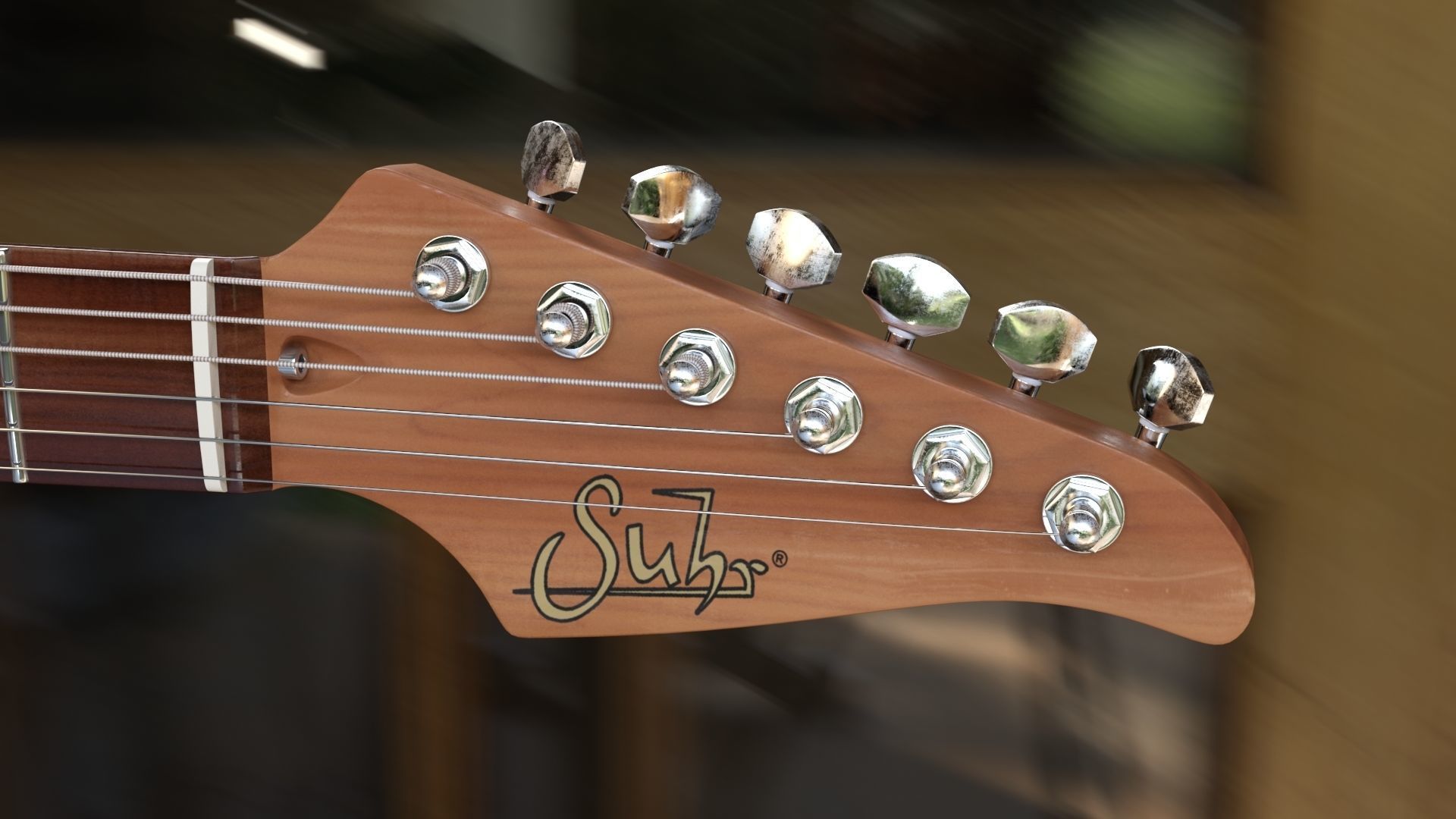 Guitar Suhr Classic Mateus Asato 3D model_21