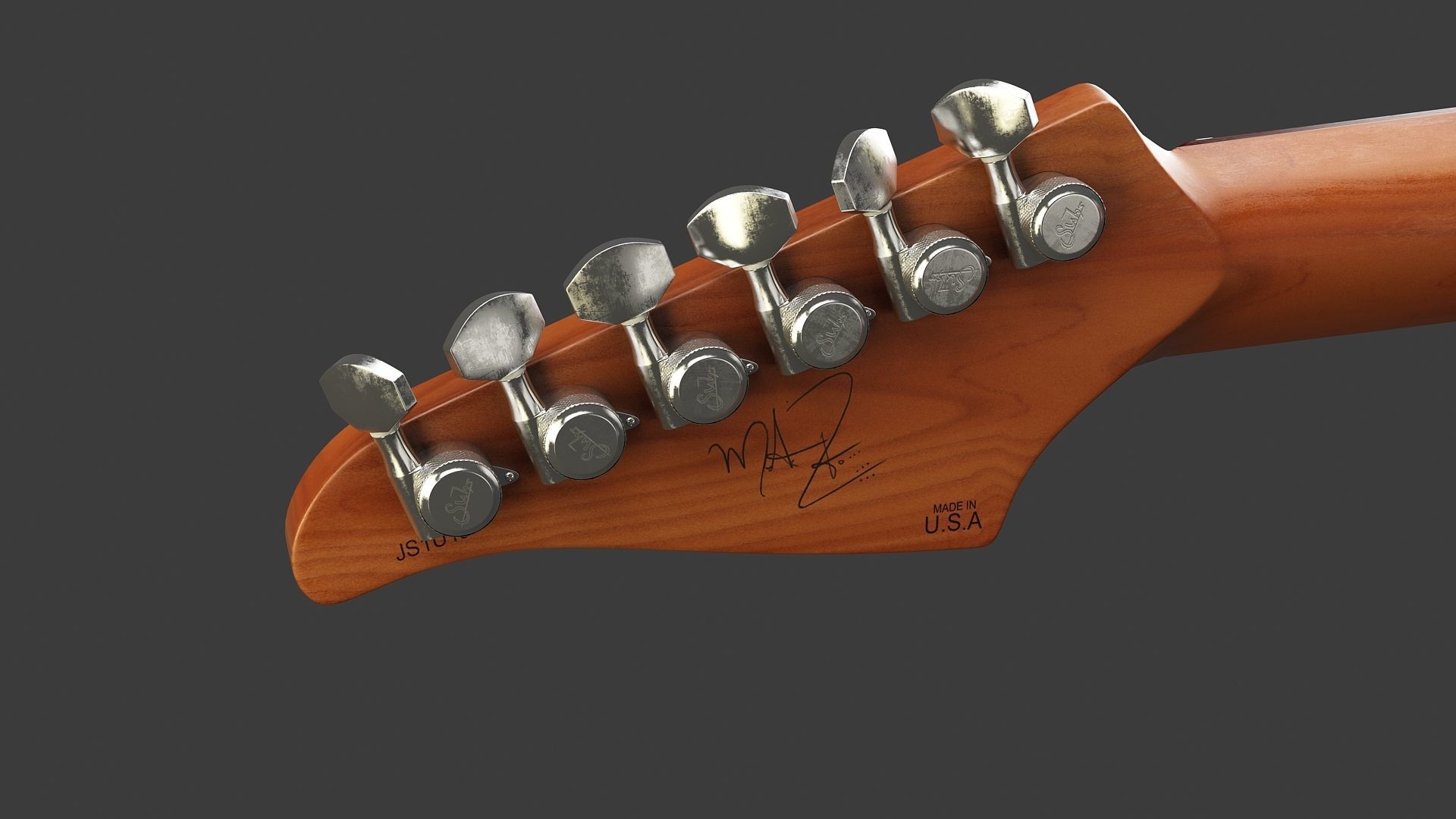 Guitar Suhr Classic Mateus Asato 3D model_9