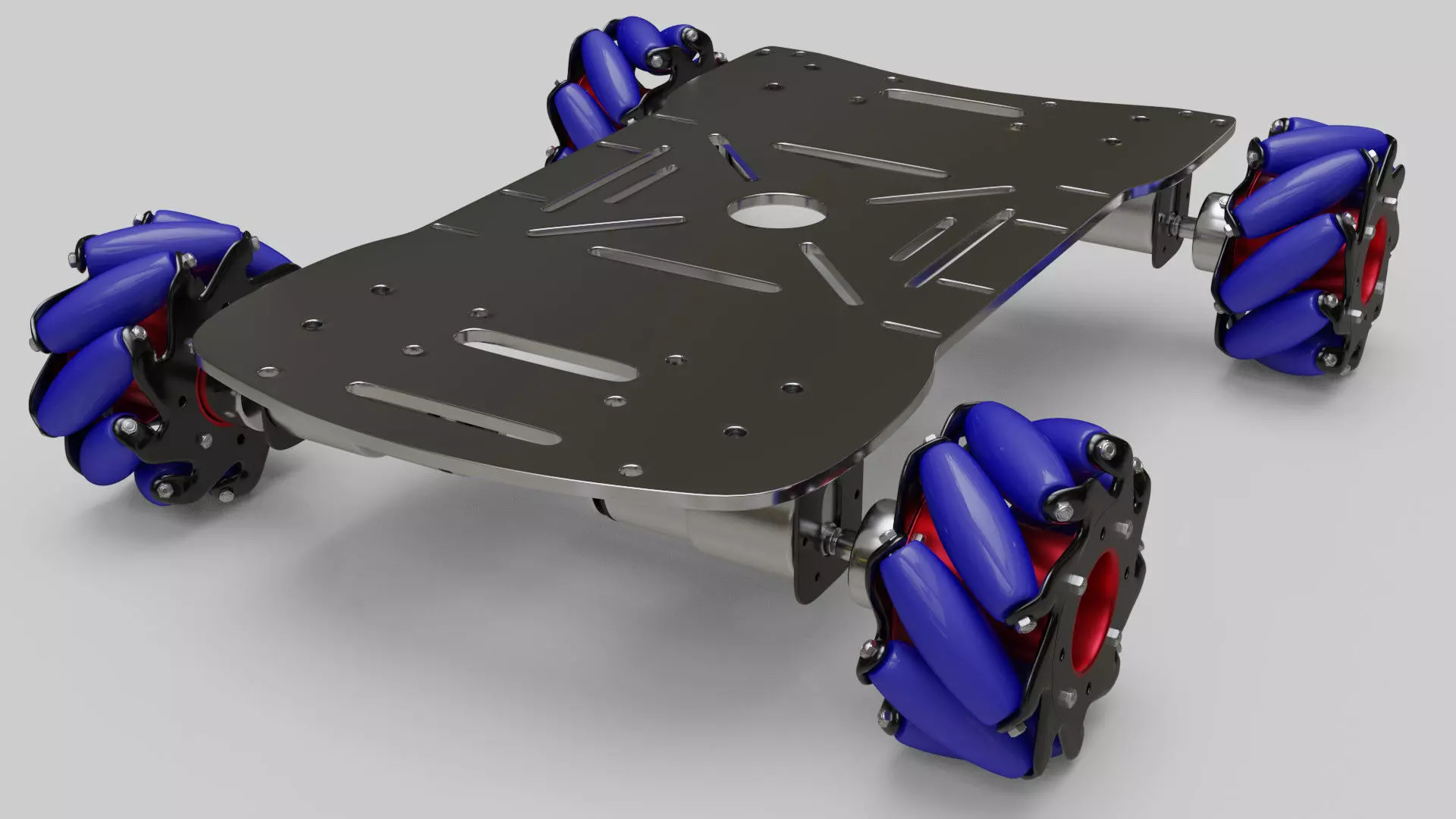 Mecanum robot platform 3D model