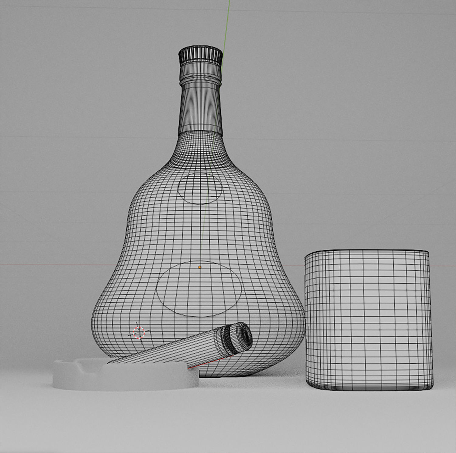 Hannessy Xo 3D model_2