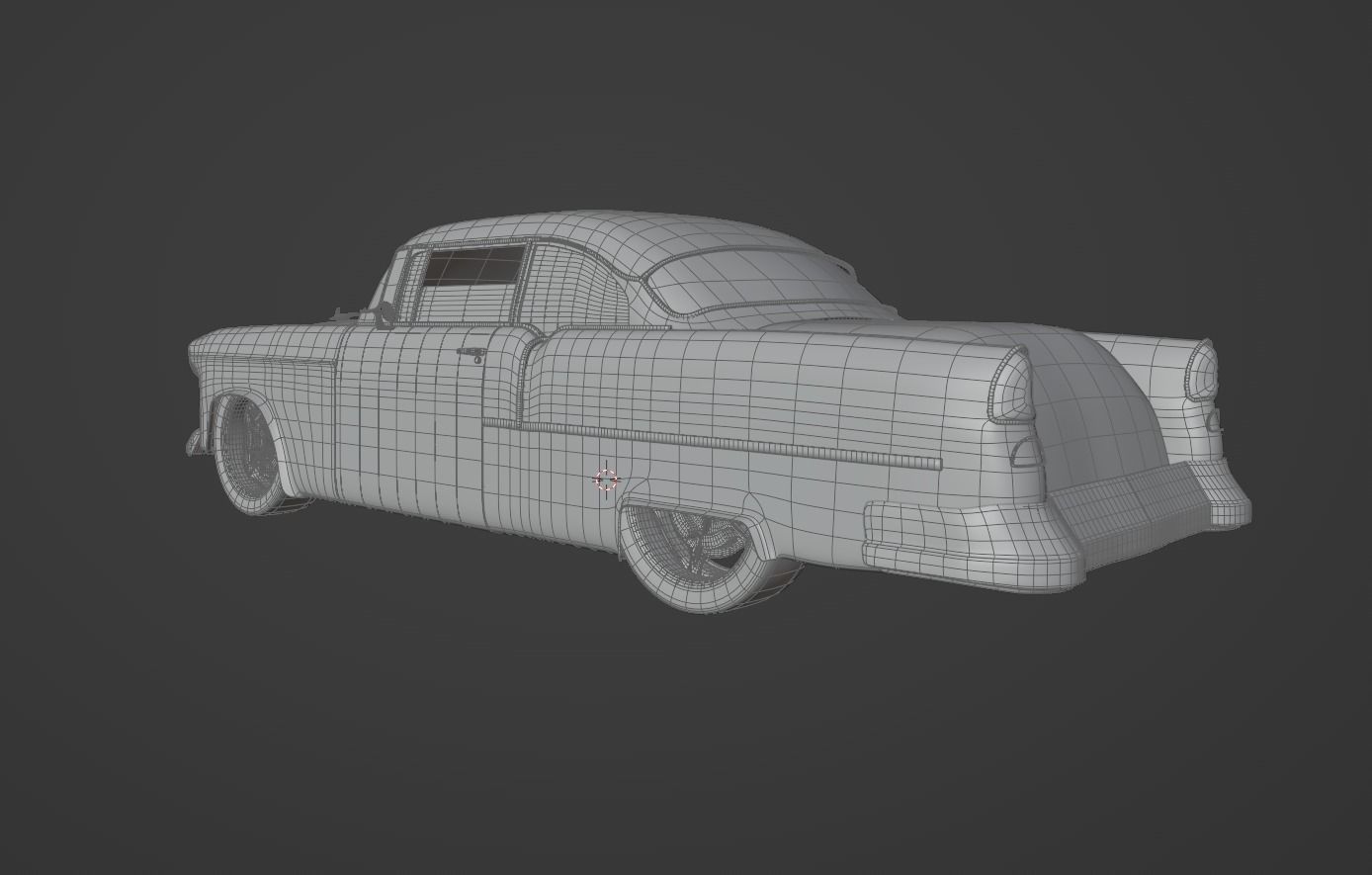 1955 Chevrolet Bel Air Exterior 3D model_3