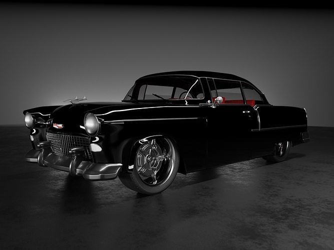 1955 Chevrolet Bel Air Exterior 3D model