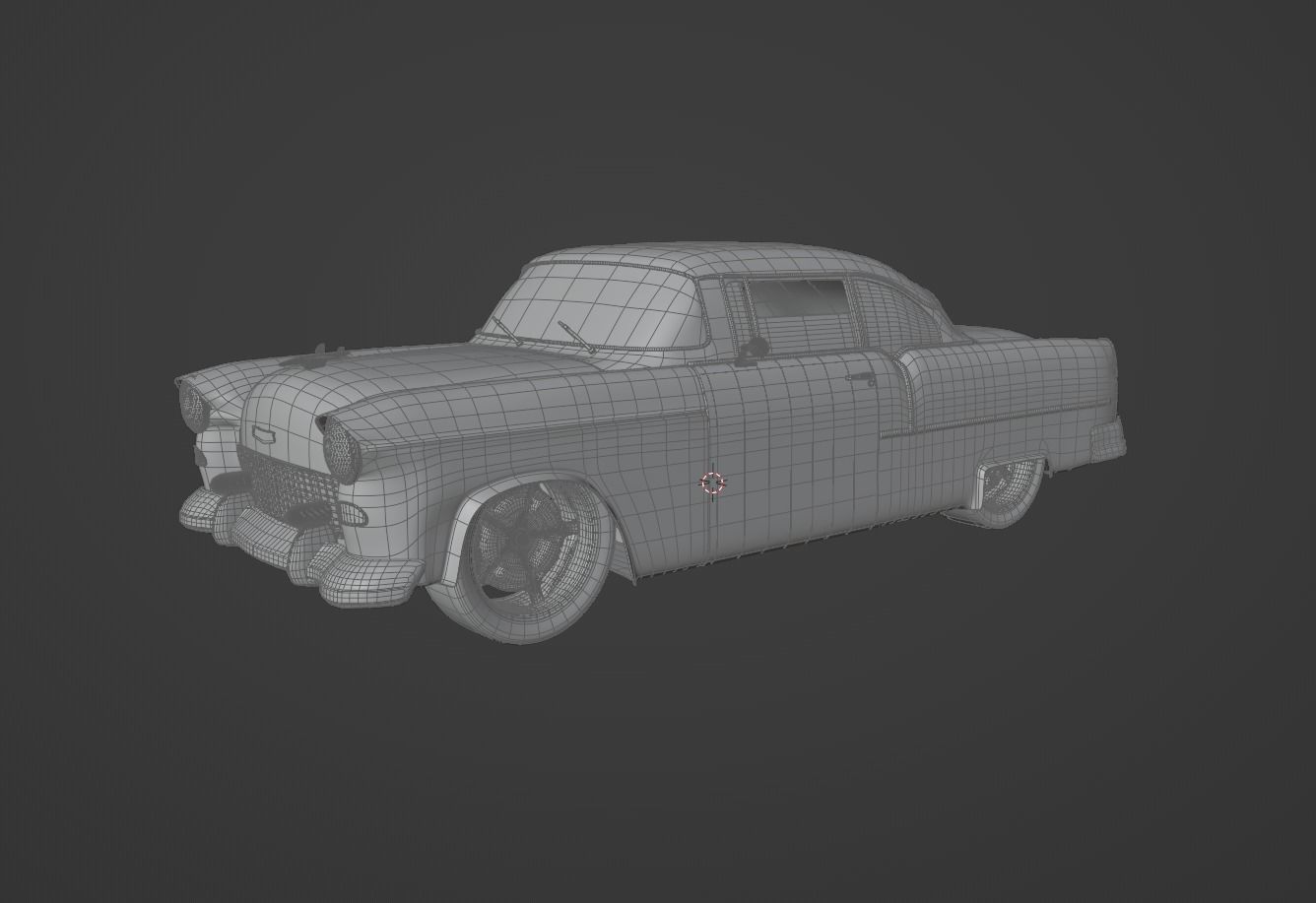 1955 Chevrolet Bel Air Exterior 3D model_1