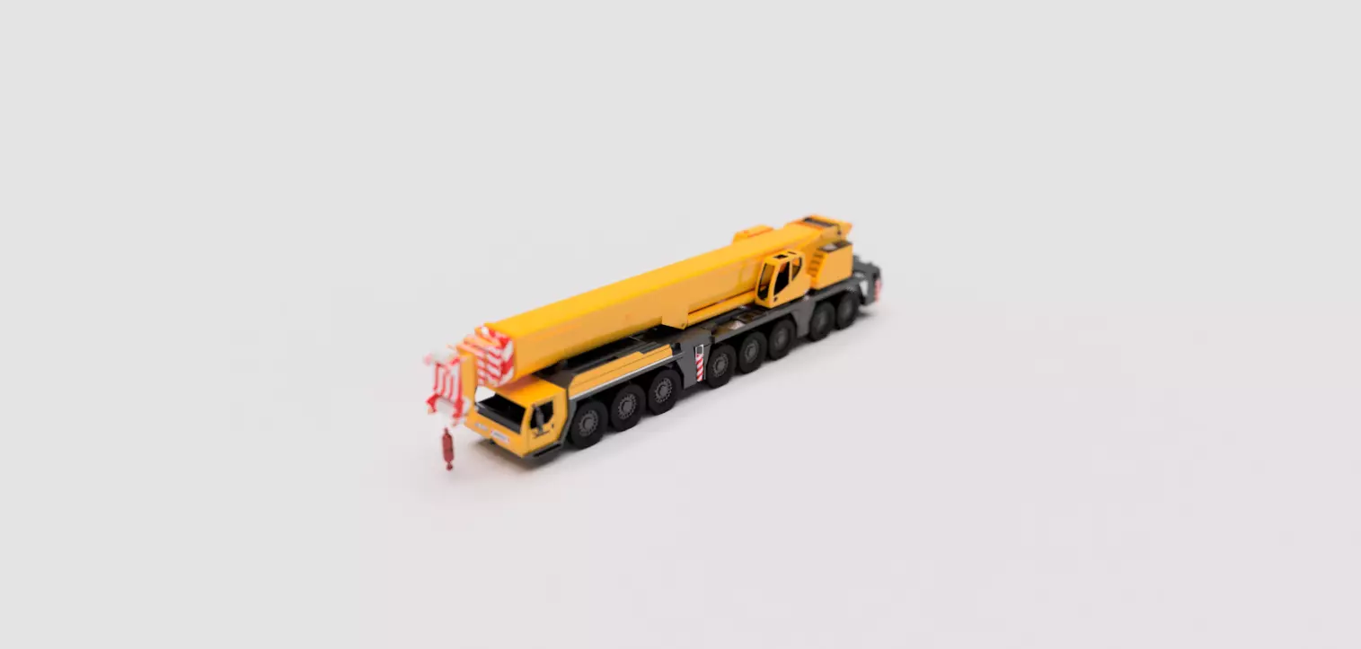 LIEBHERR-LTM-1450-3D model crane truck 3D print model_0