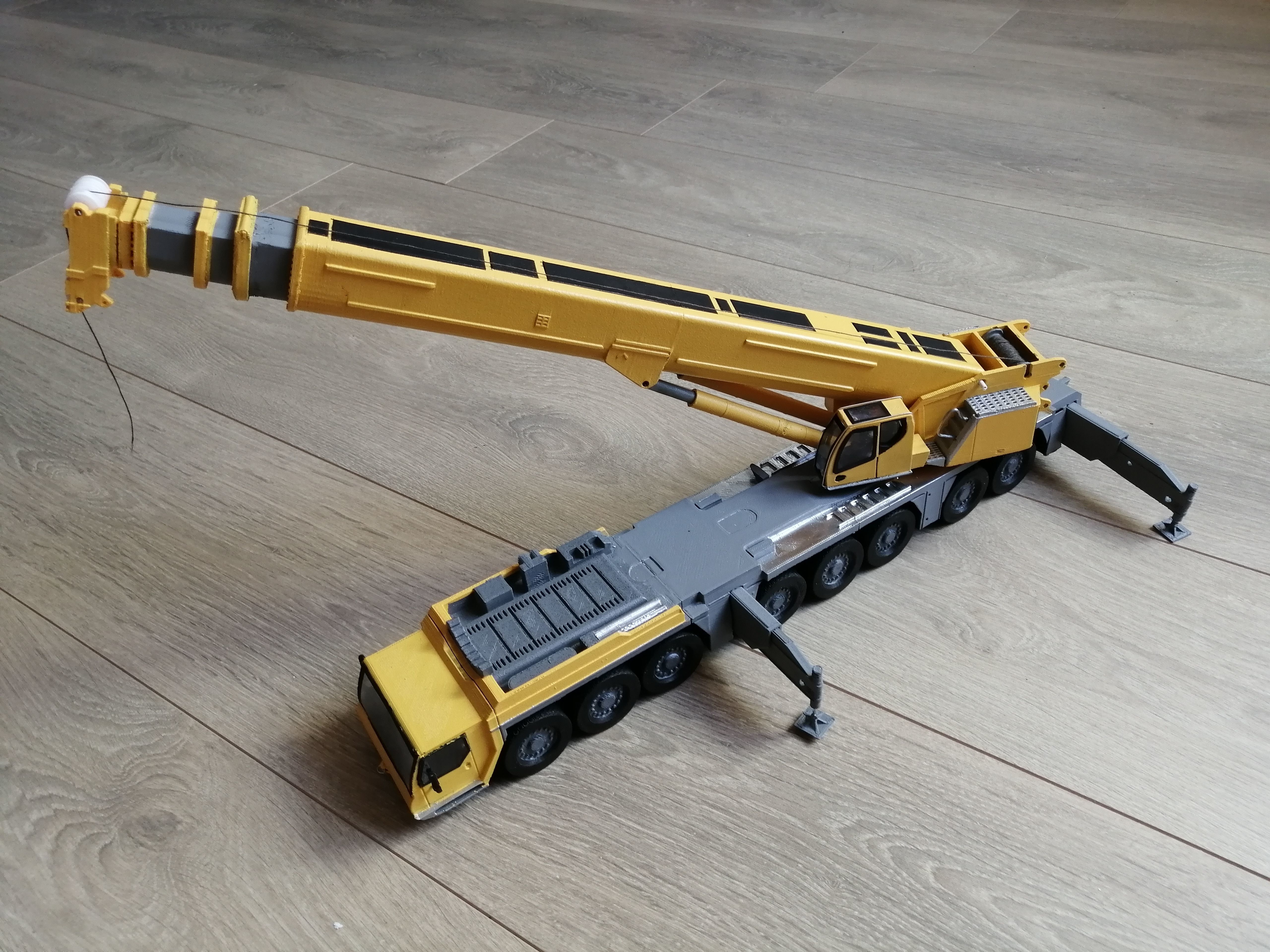 LIEBHERR-LTM-1450-3D model crane truck 3D print model_4