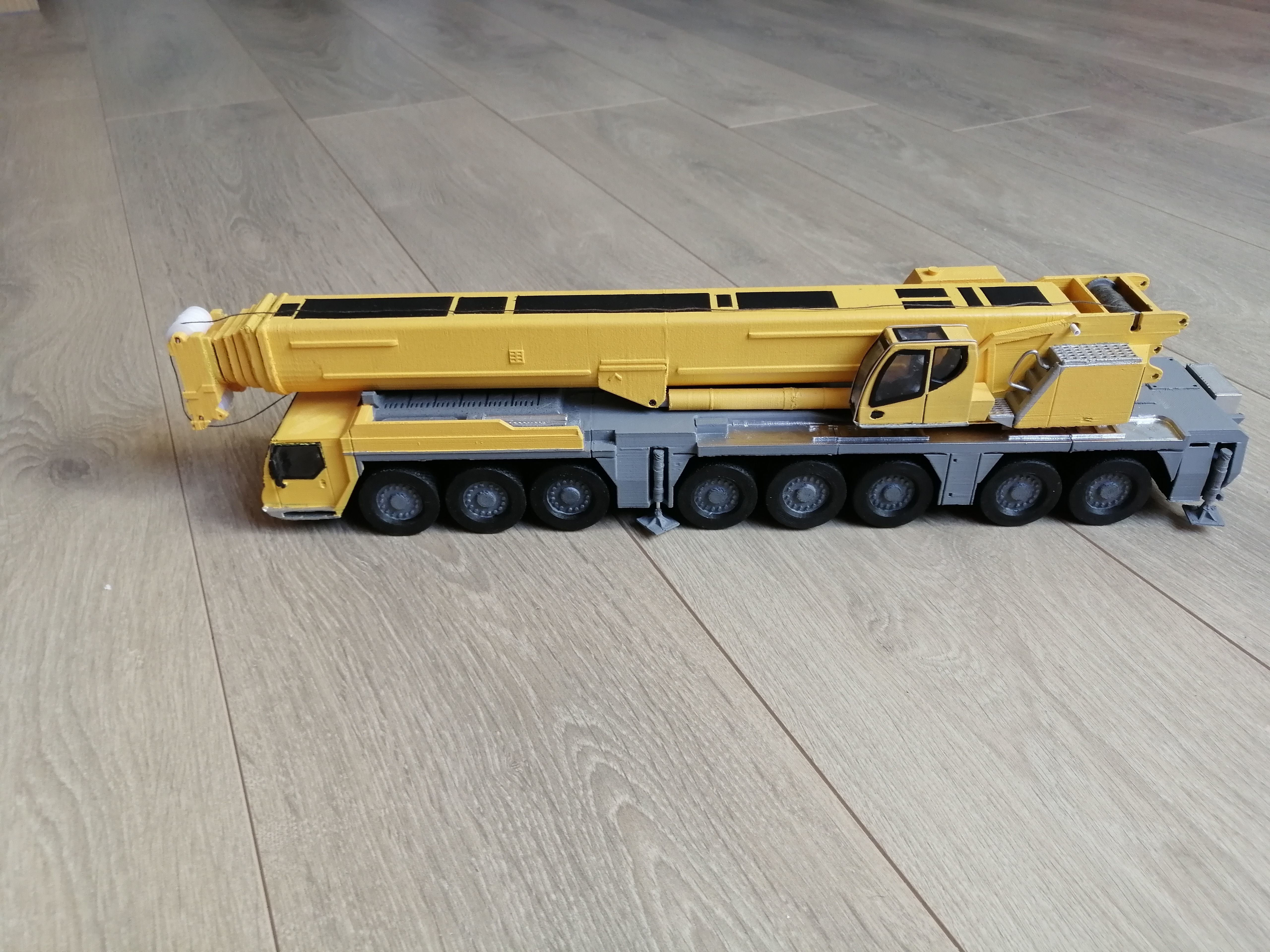 LIEBHERR-LTM-1450-3D model crane truck 3D print model_1